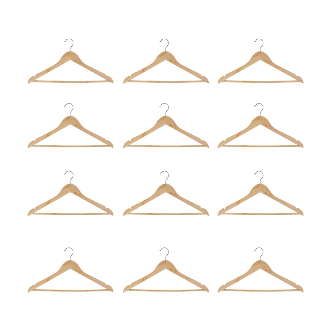 16 Wooden Hangers Kmart