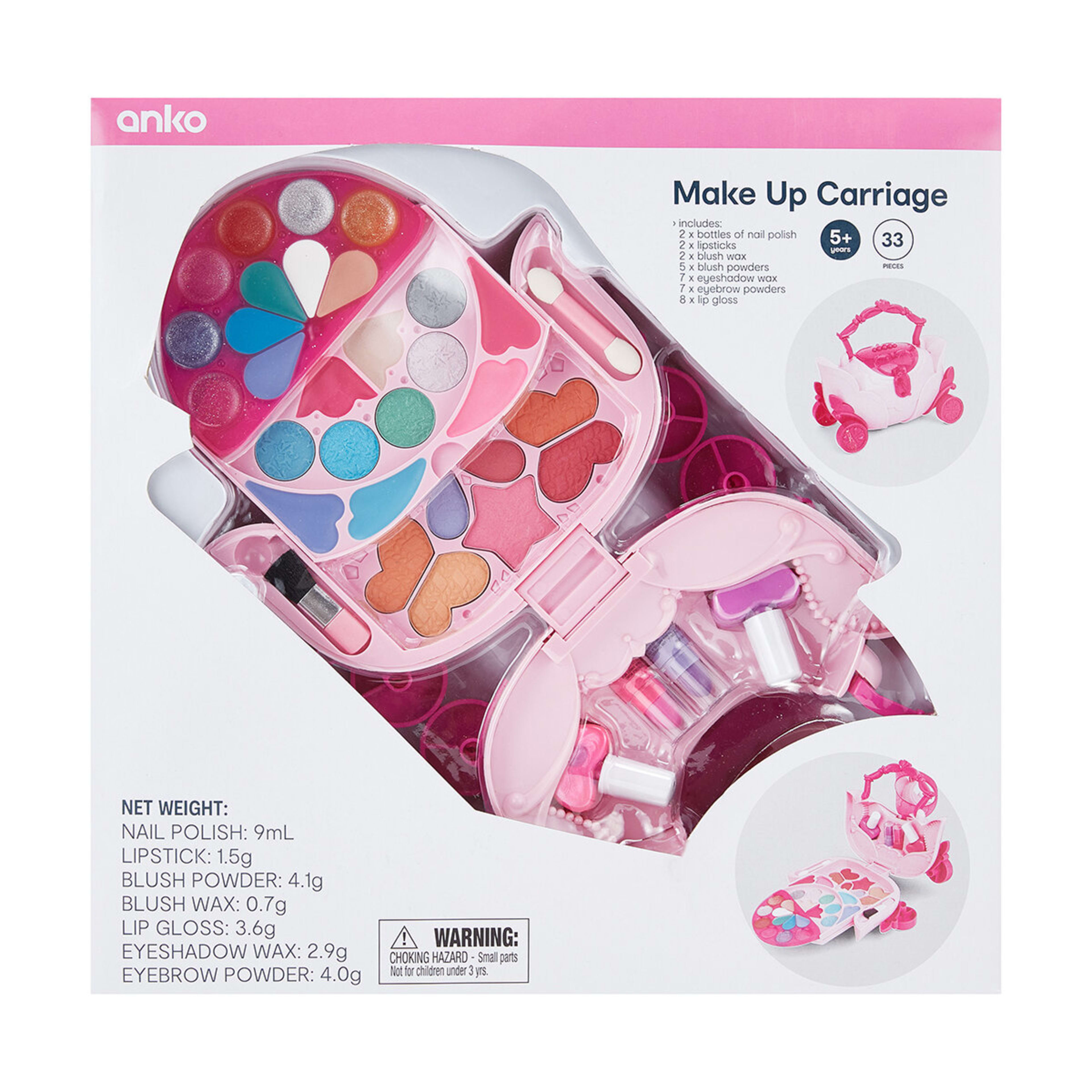 1 33 Piece Make Up Carriage, 1 of 10