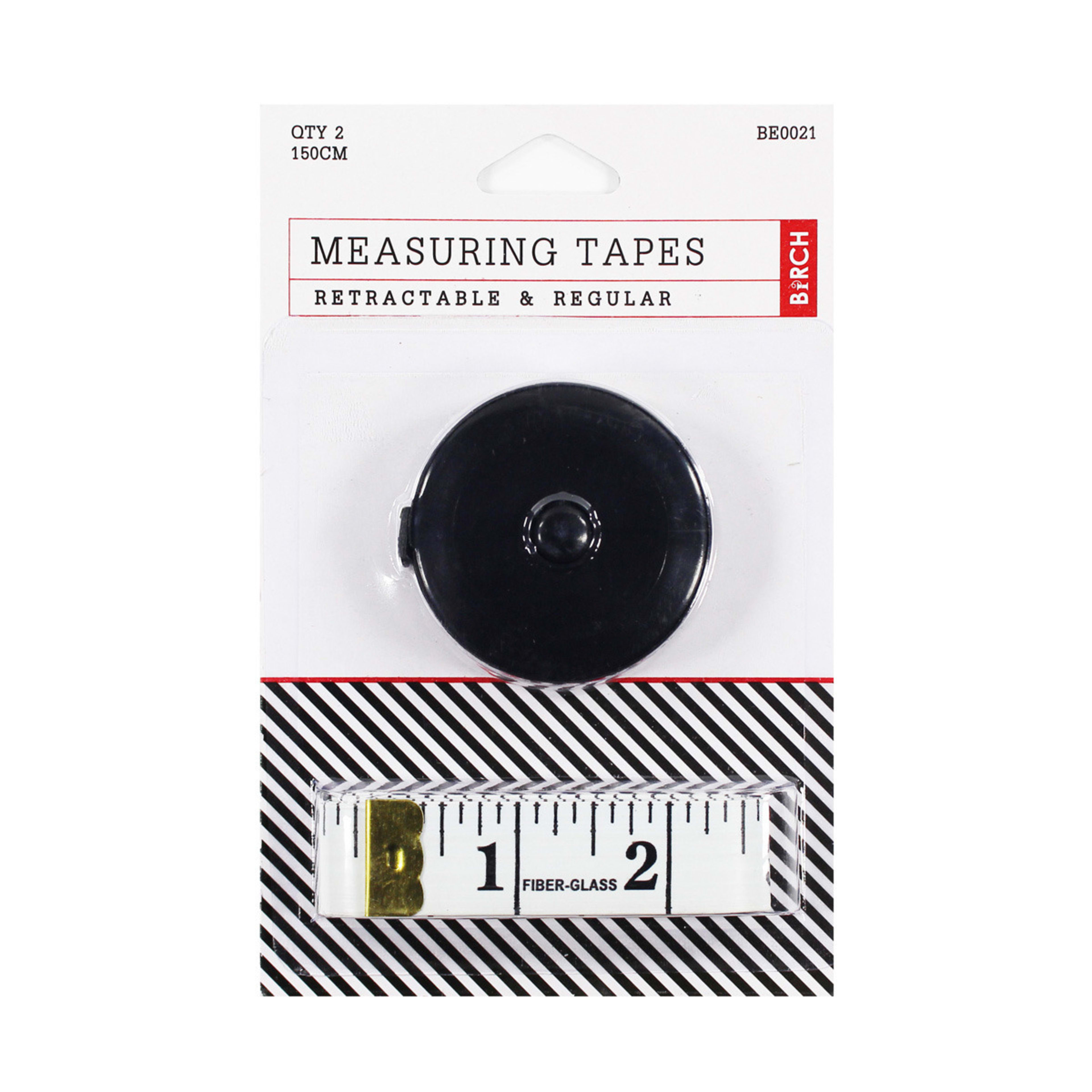 1 2 Pack Birch Measuring Tape