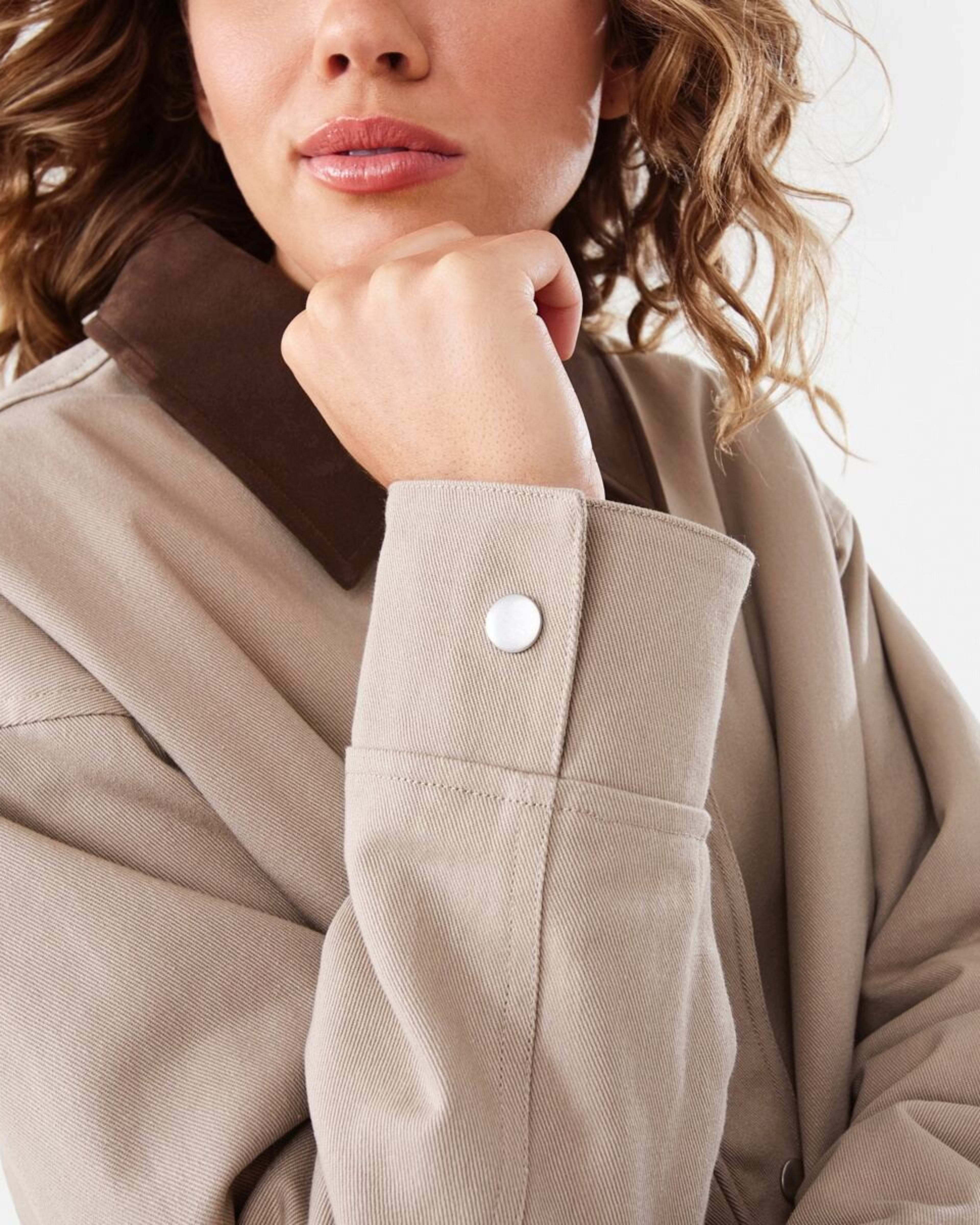 8 Utility Collar Jacket Grey Taupe, 8 of 10