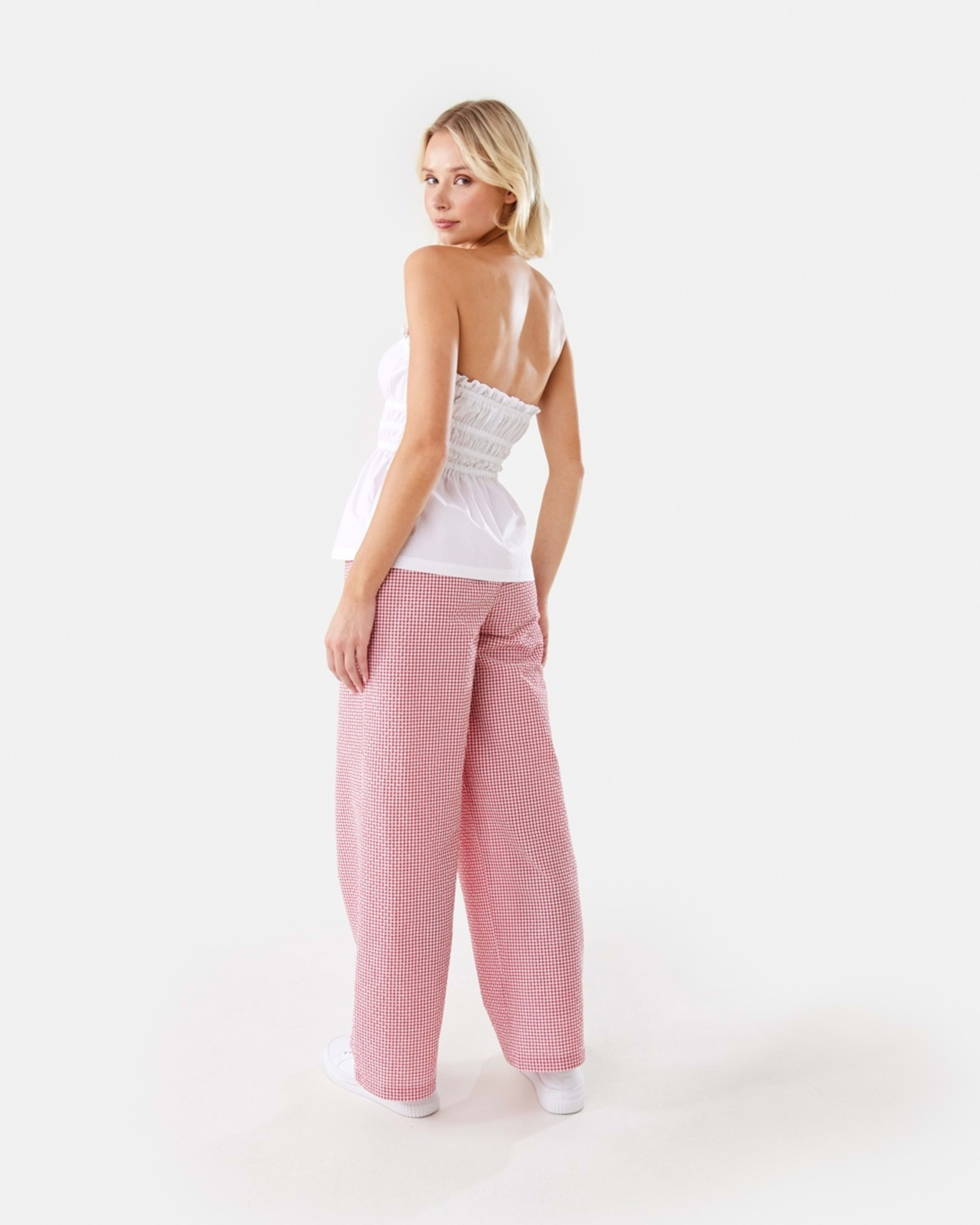 7 Seersucker Pants Red Ging, 7 of 9