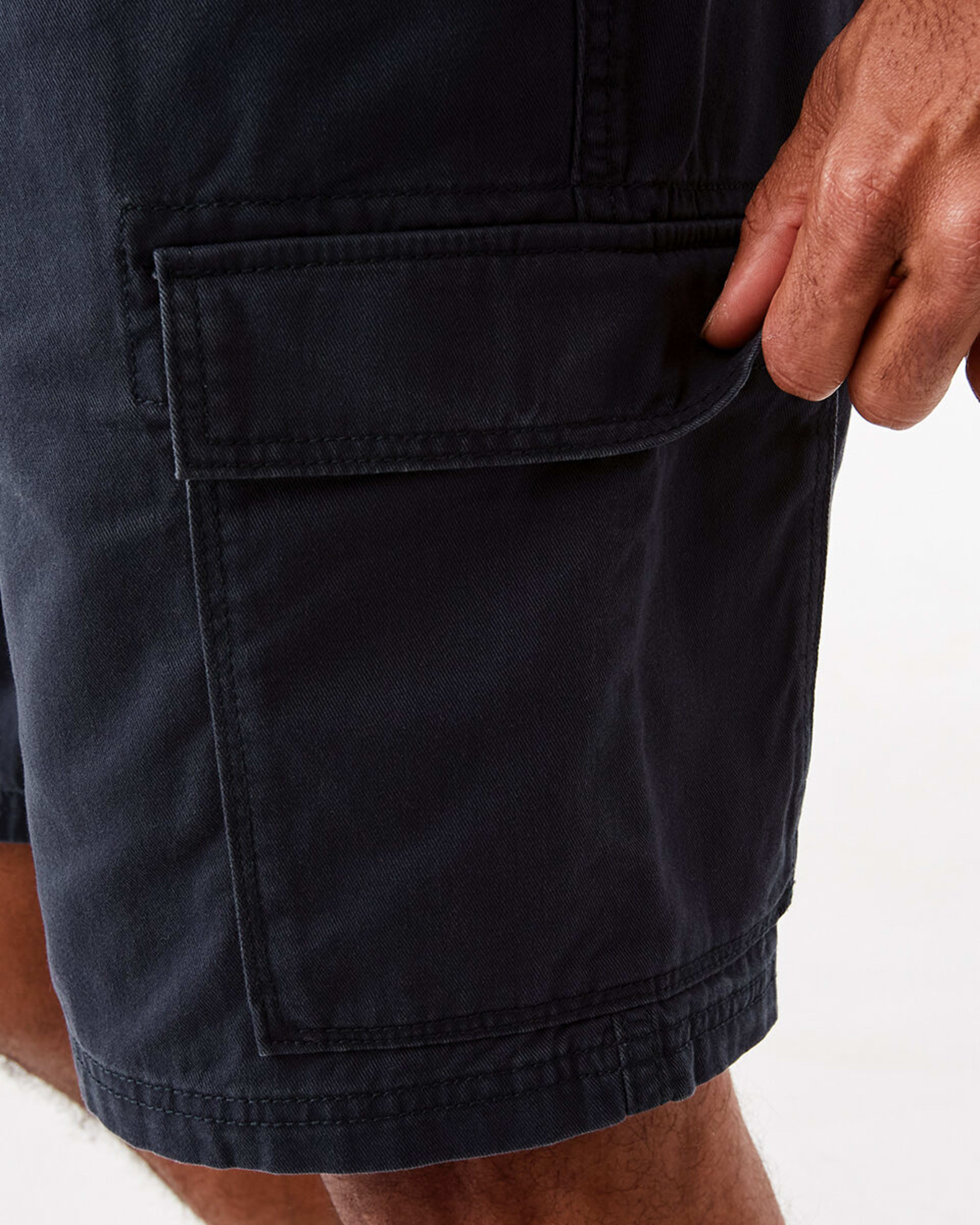 6 Elastic Waist Cargo Shorts Paris Blu, 6 of 7