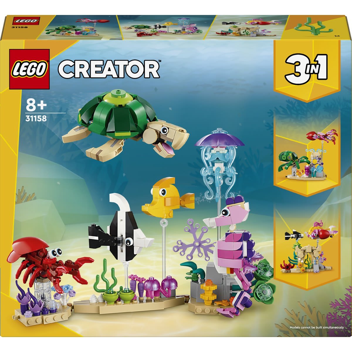 LEGO Creator 3 in 1 Sea Animals 31158 Kmart