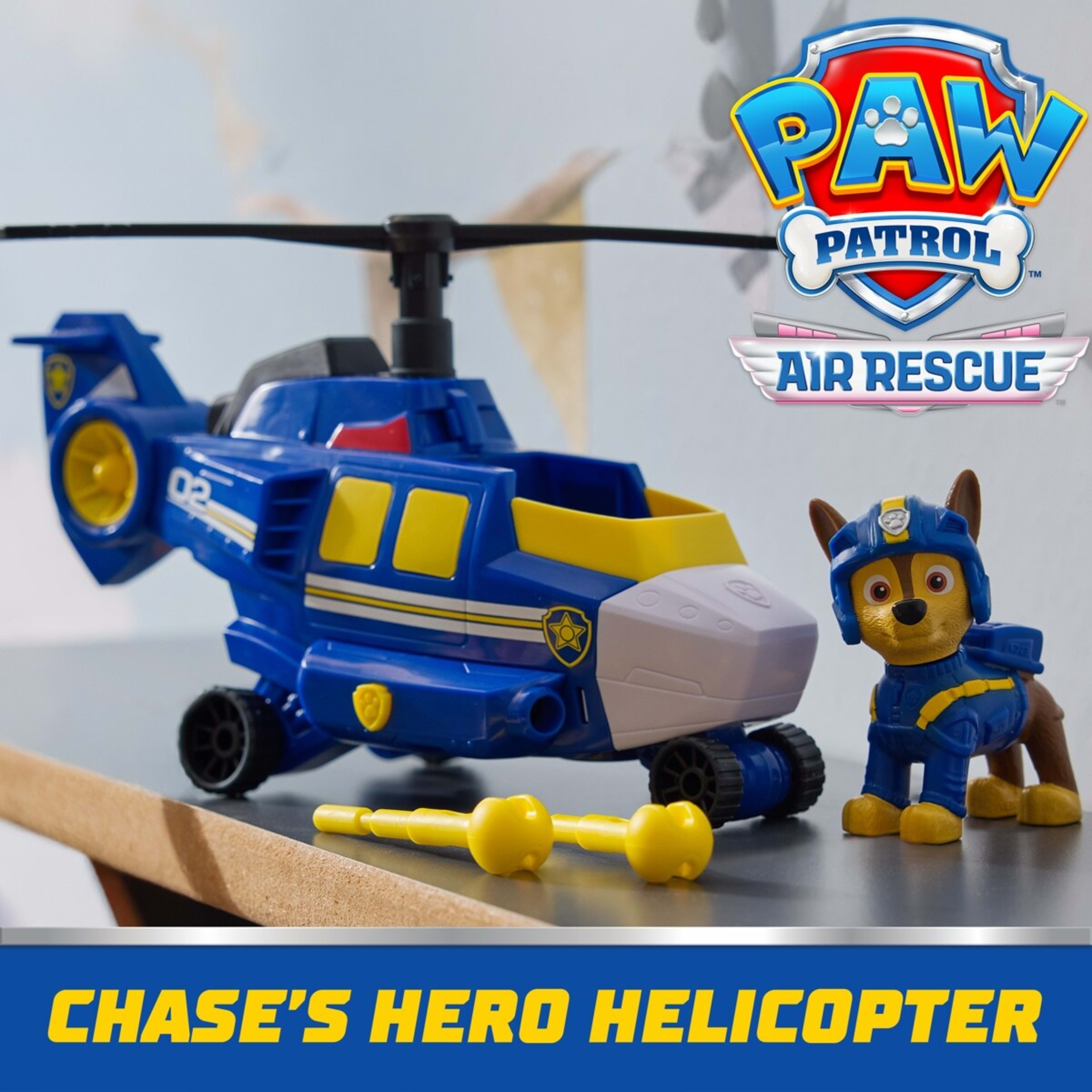 3 PAW Patrol Air Rescue Themed Vehicle Chase, 3 of 9
