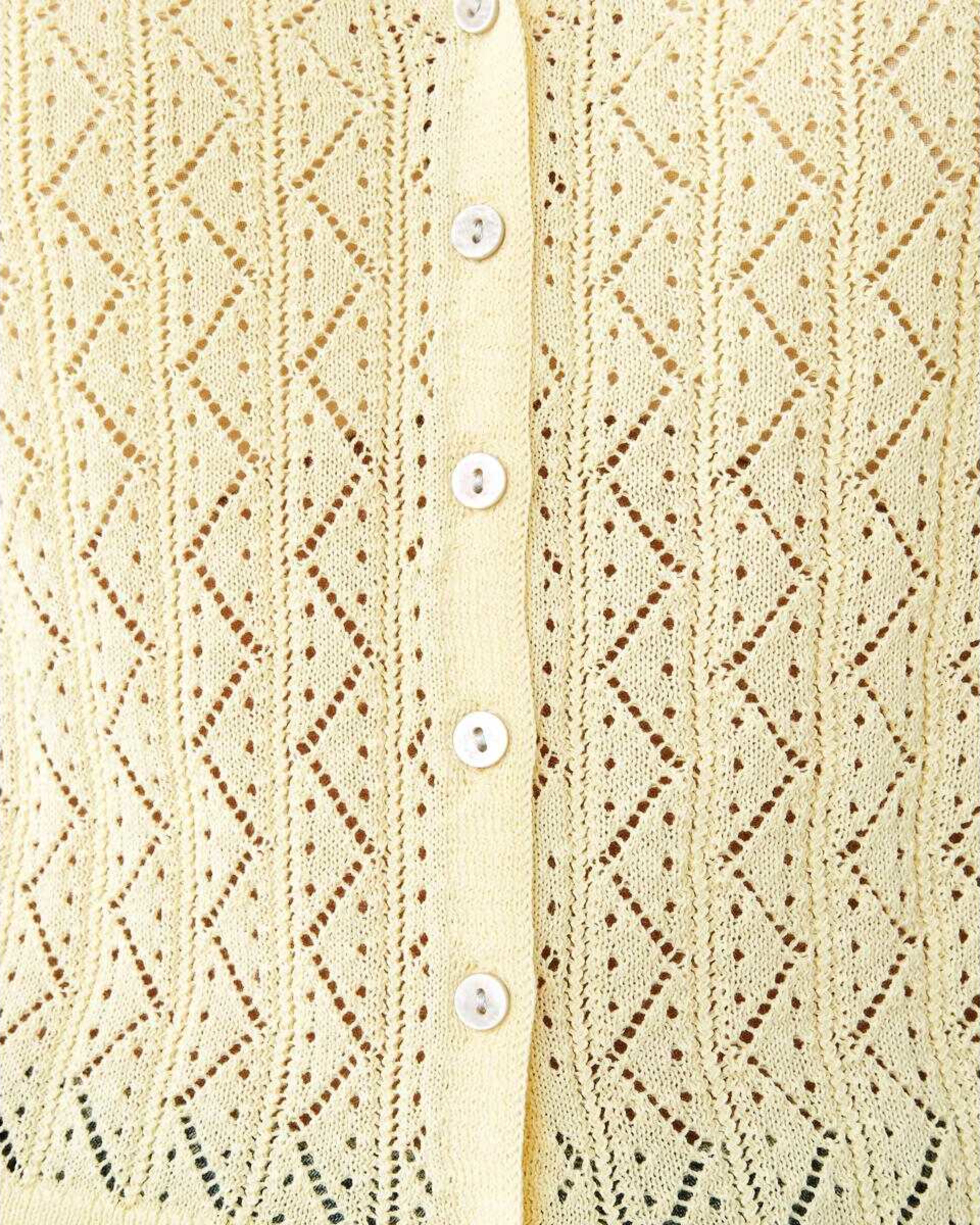 6 Pointelle Cami Fln Yellow, 6 of 7