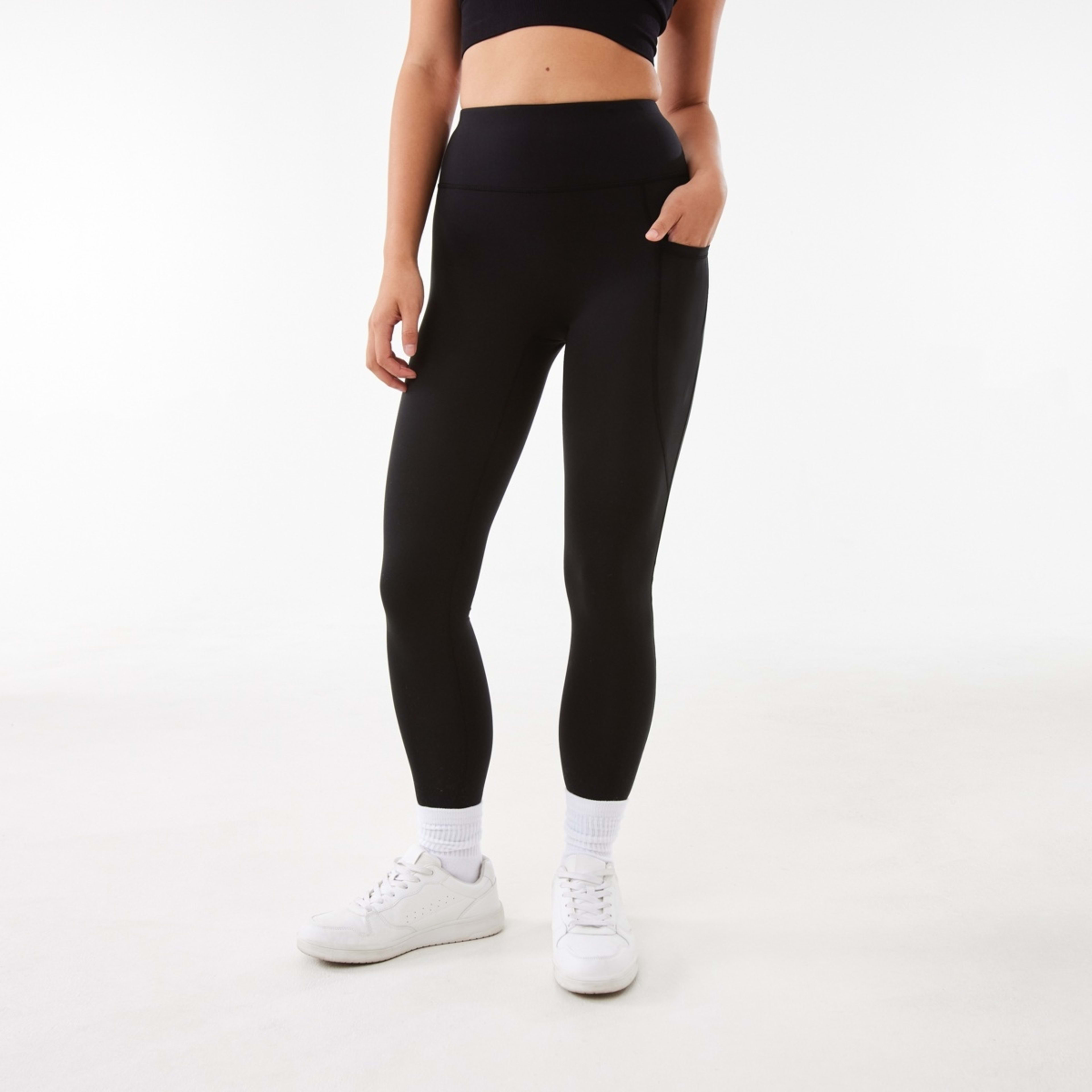 1 Active Womens Ultrasoft Leggings Black, 1 of 6