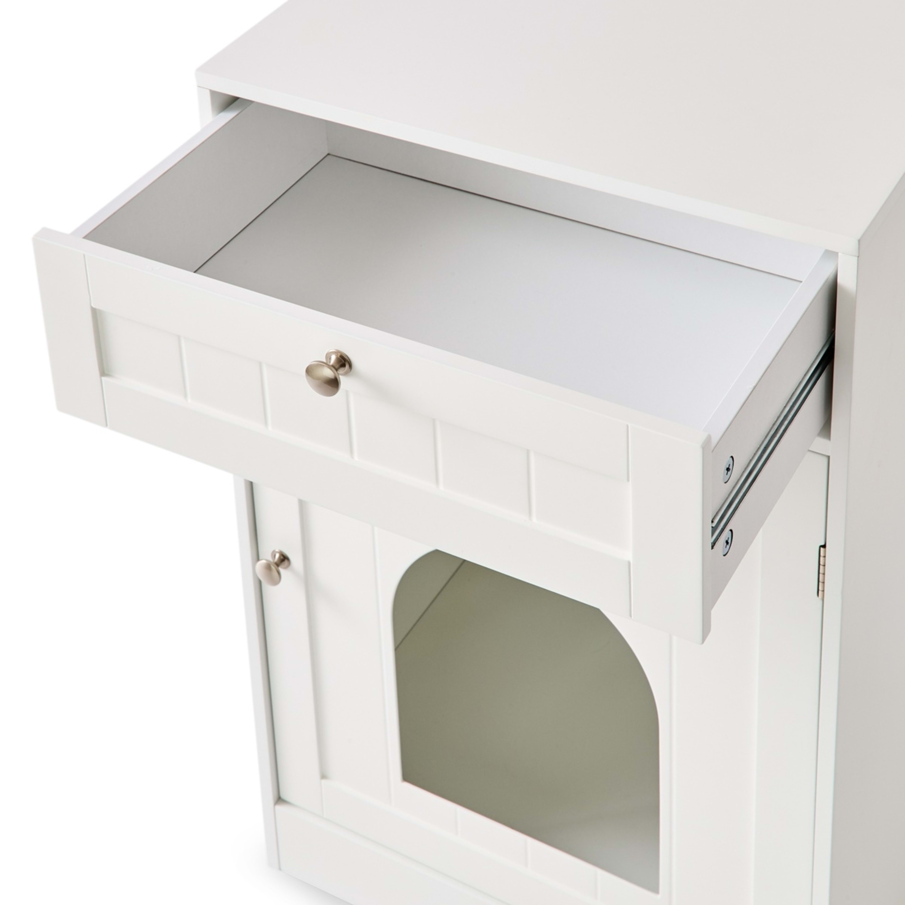 7 Cat Litter Cabinet with Storage Drawer, 7 of 10