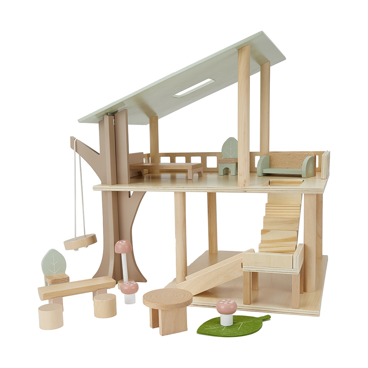 wooden dolls house kmart