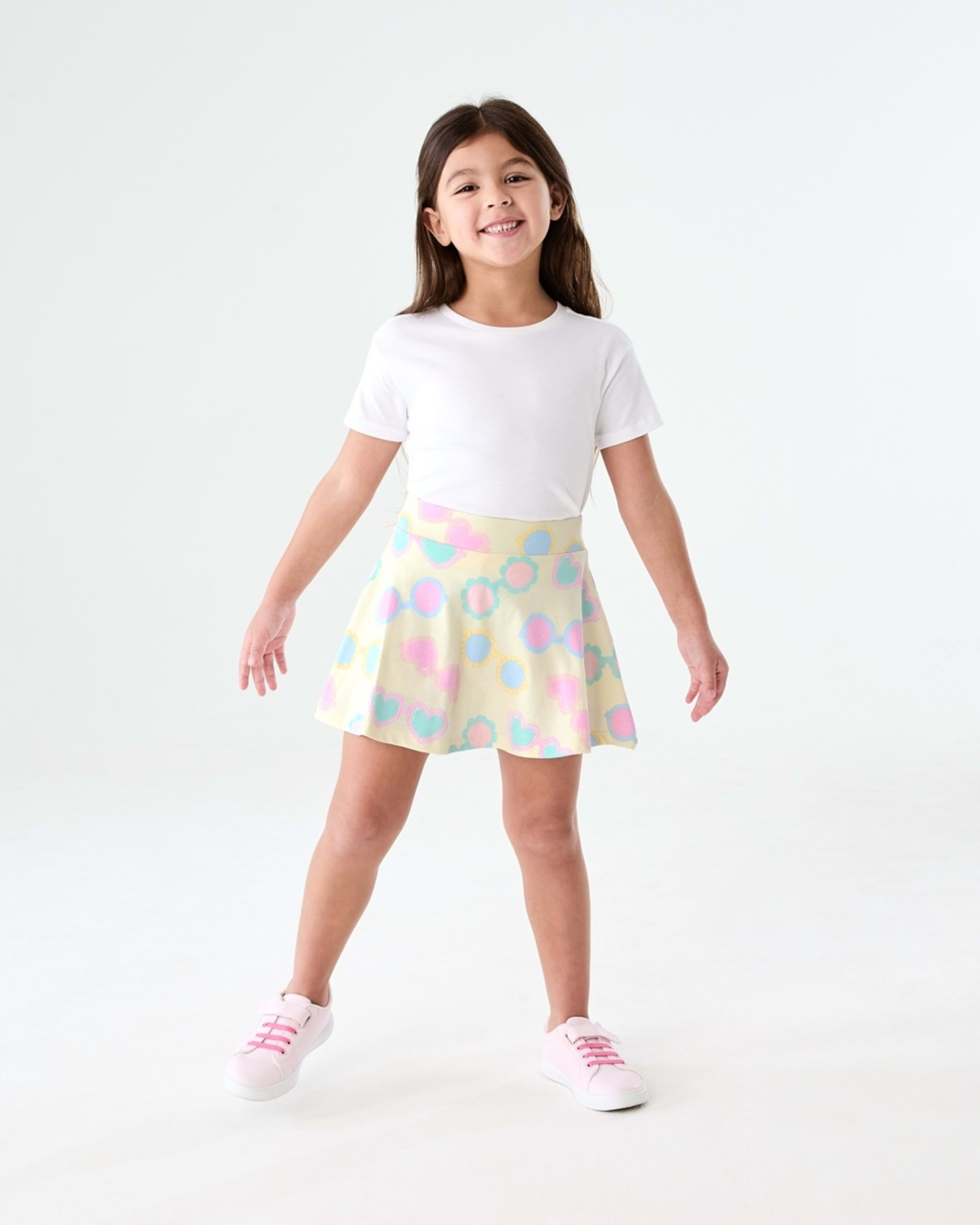 5 Knit Skort SHADES OF FUN PEAR SORBET, 5 of 6