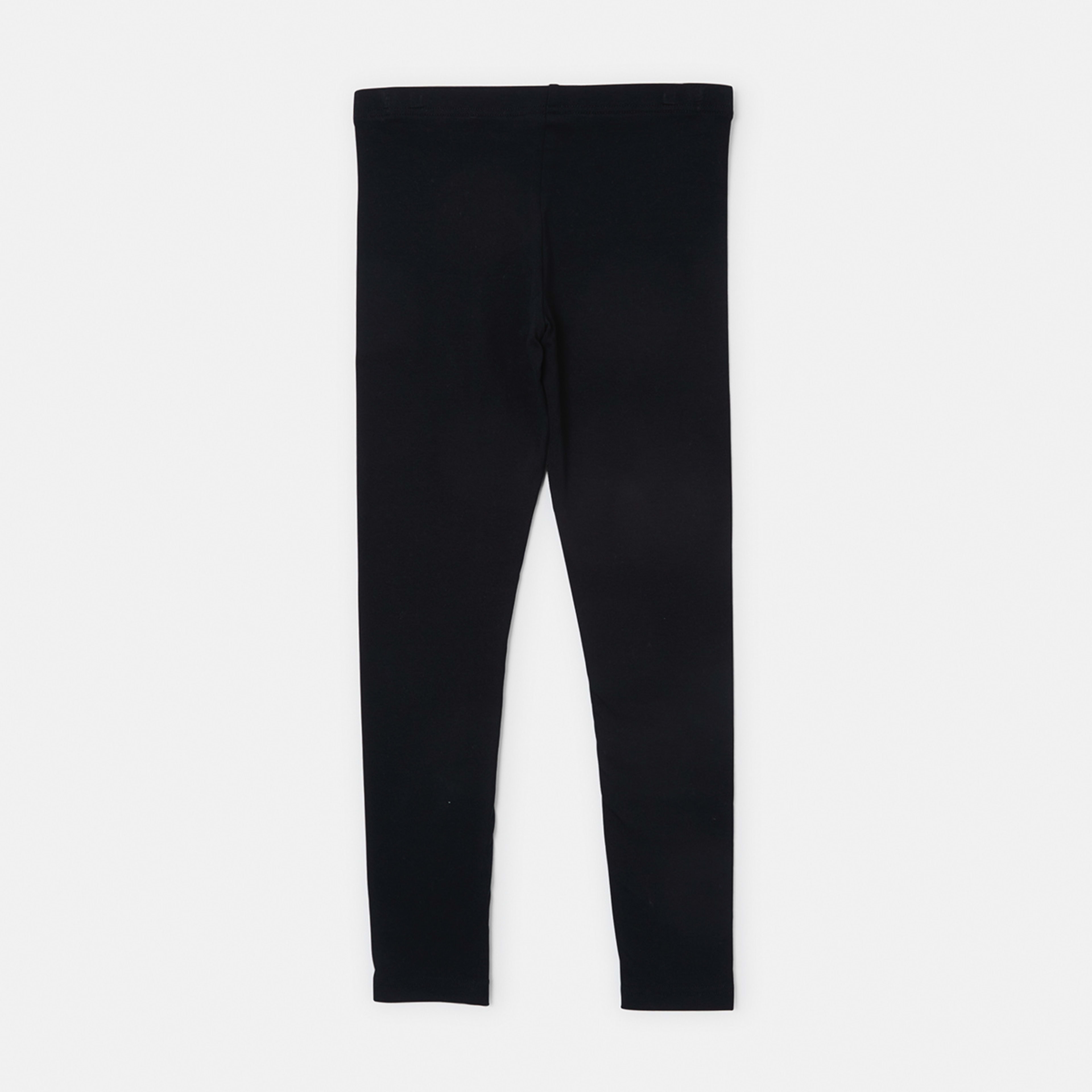 8 Plain Full Length Leggings Black, 8 of 8