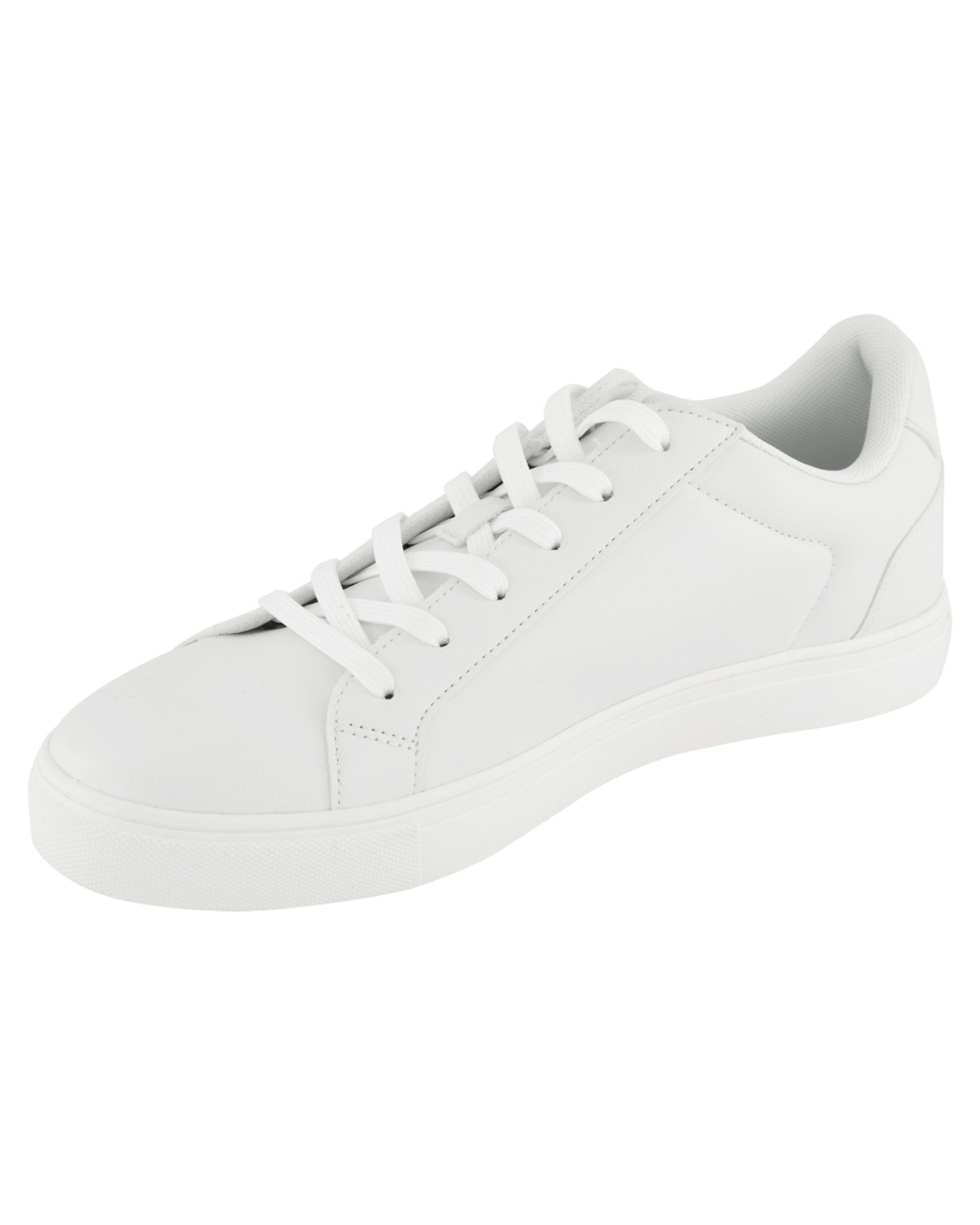 3 Casual Court Lace Up Sneakers WHITE, 3 of 5