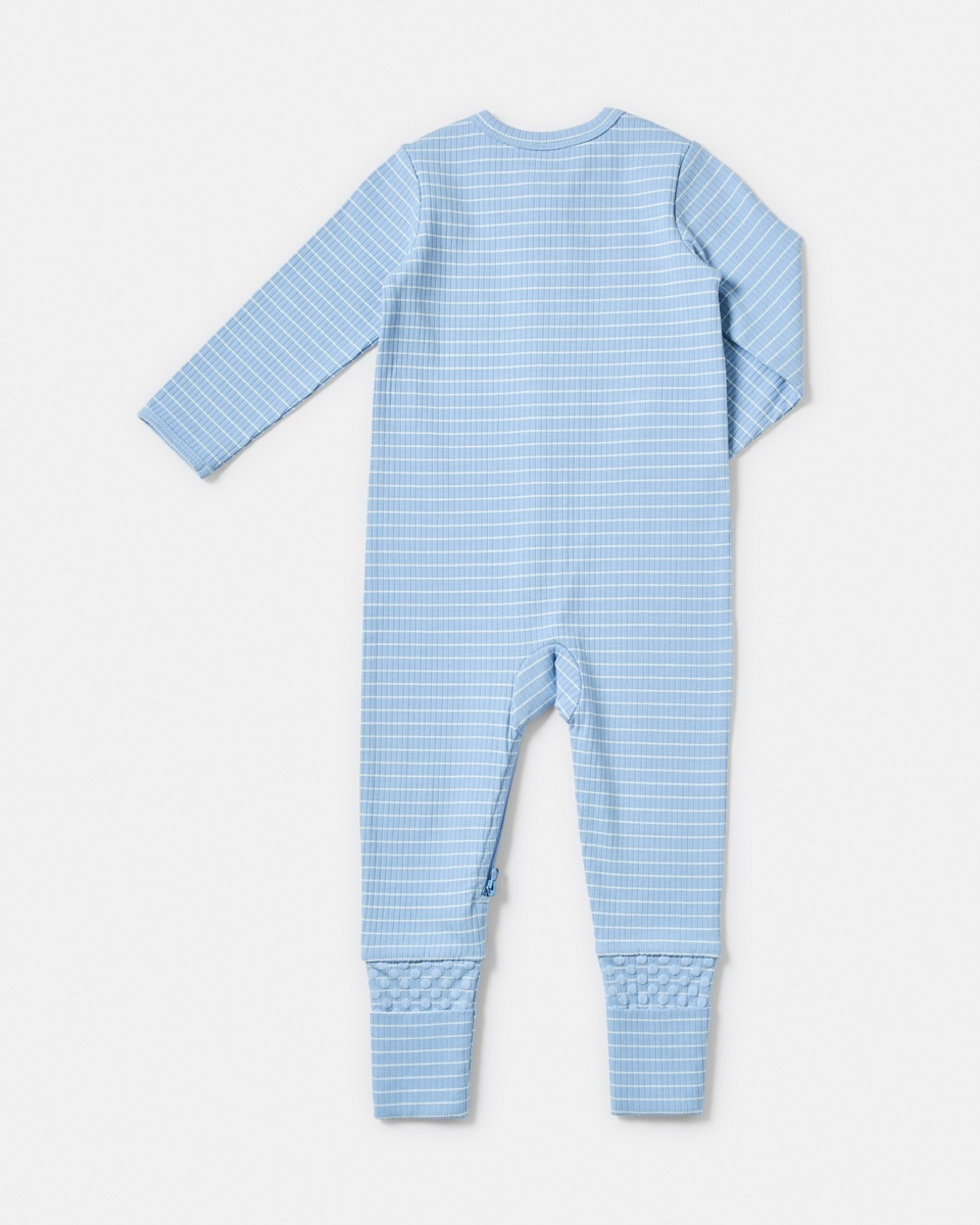 2 Rib Turn Cuff Coverall BLUE STRIPES, 2 of 3