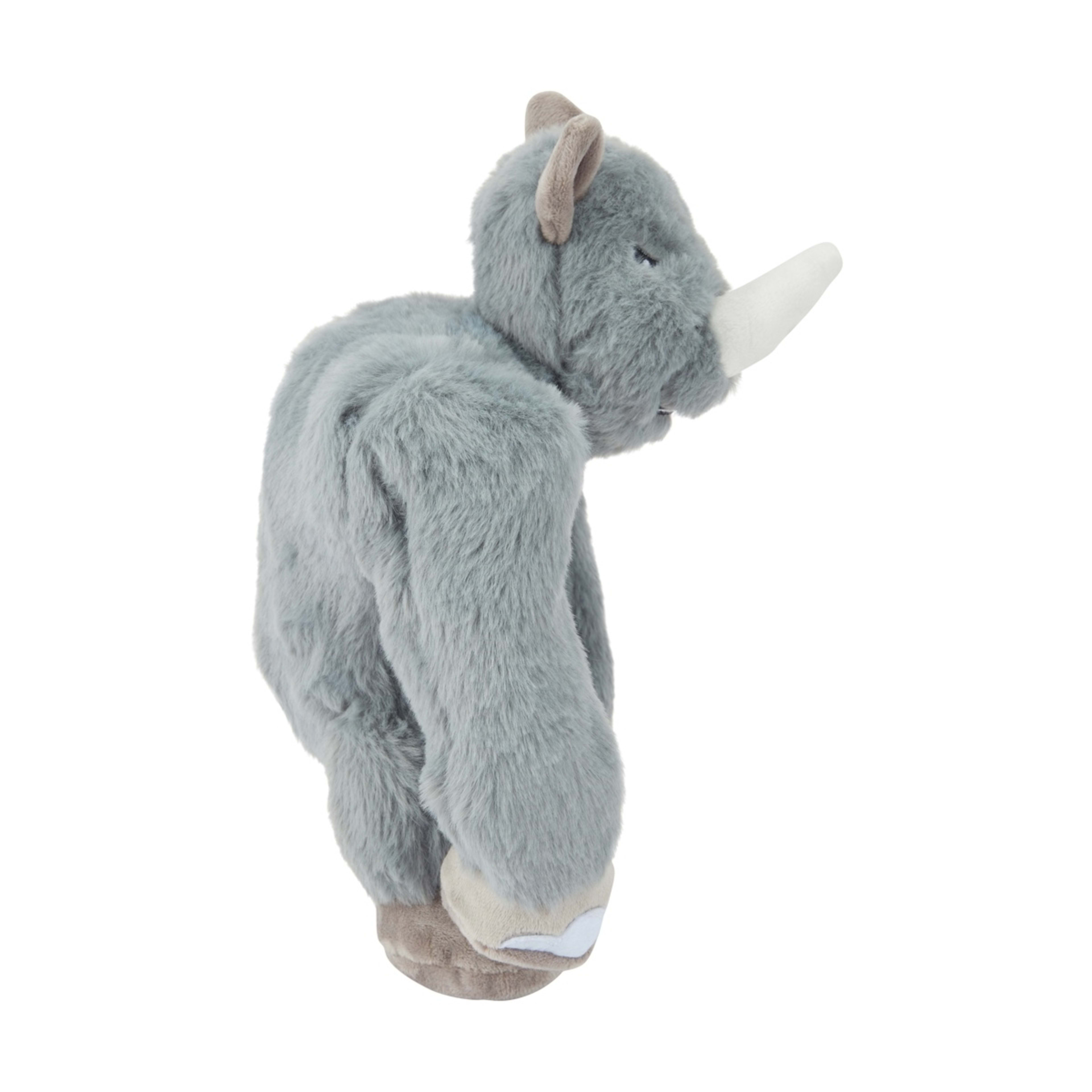 3 Pet Toy Super Tough Plush - Rhino, 3 of 7