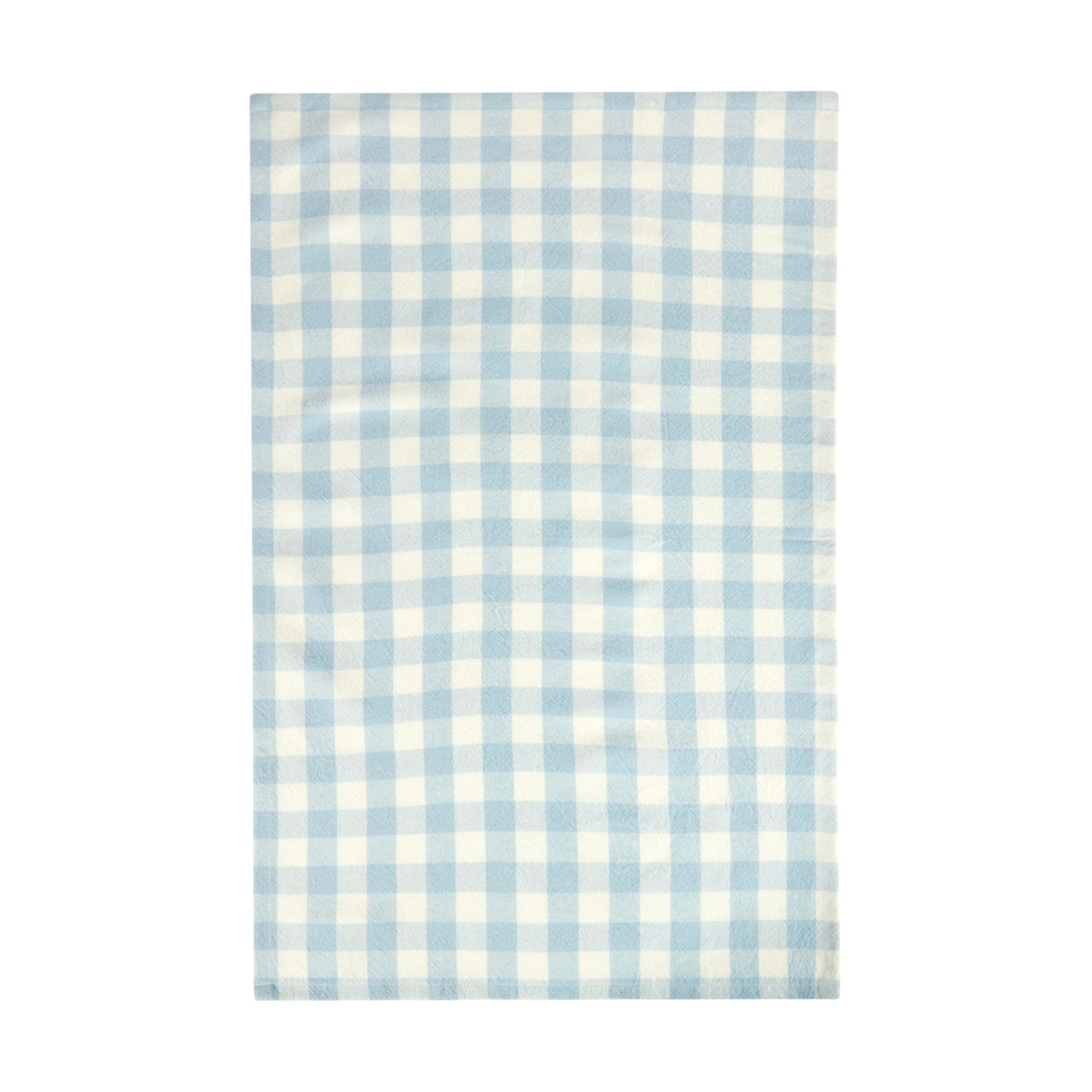 5 3 Pack Blue Patterned Tea Towels, 5 of 6