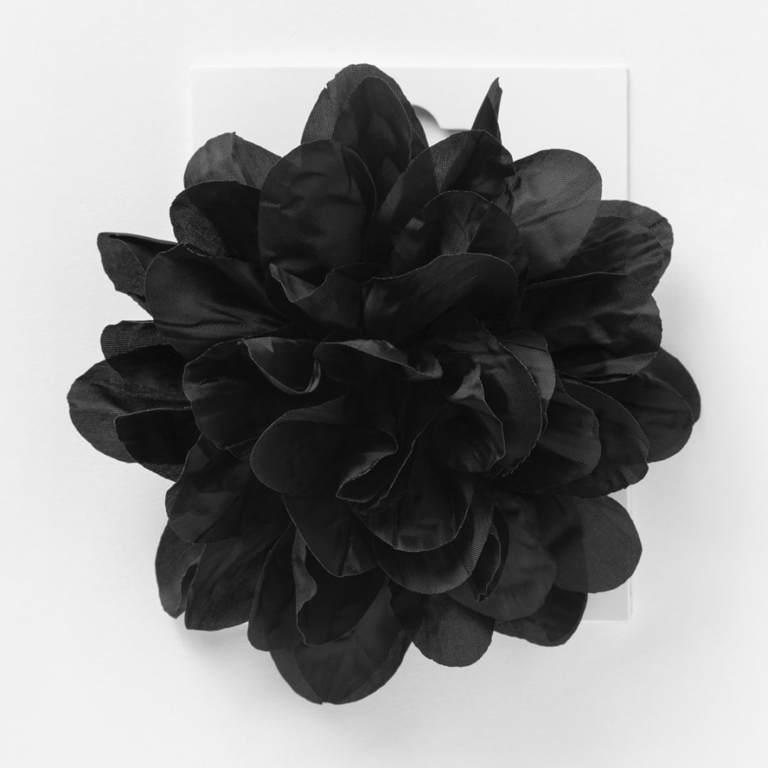 Black Flower Hair Clip - Kmart