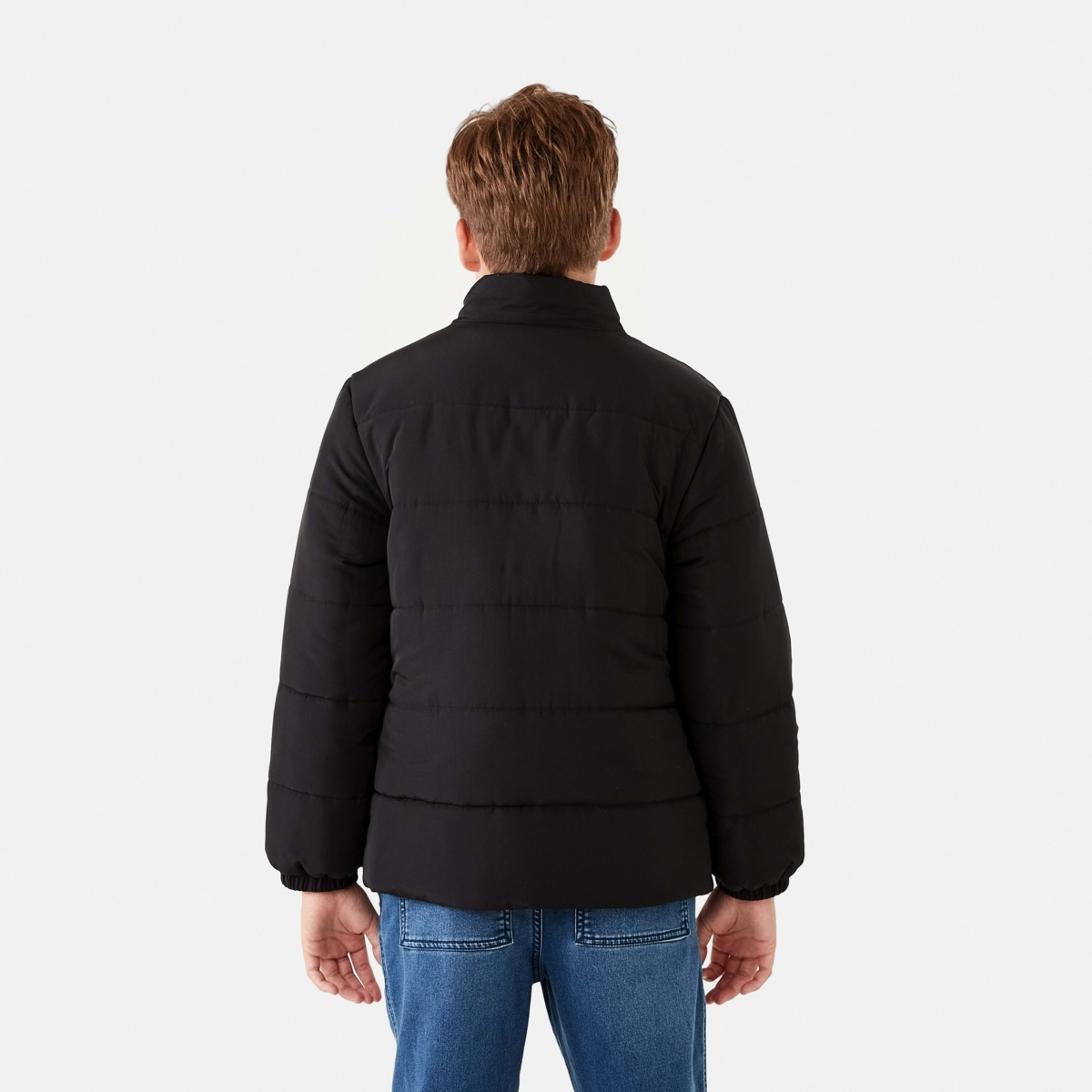 3 Lightweight Puffer Jacket Black, 3 of 10