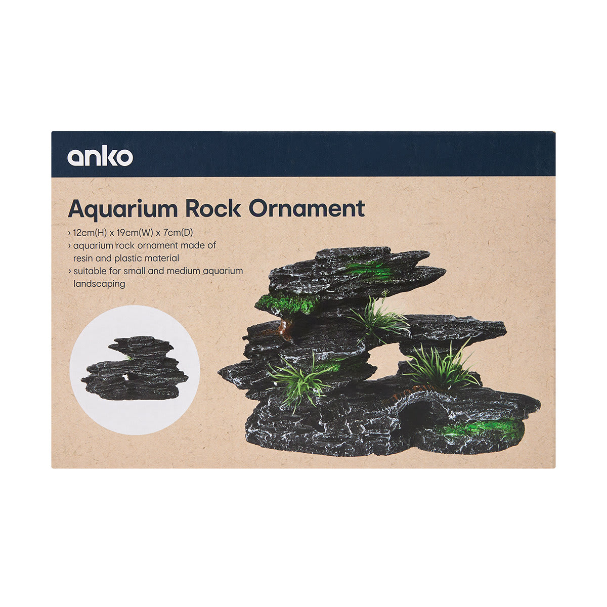 Aquarium Rock Ornament Kmart