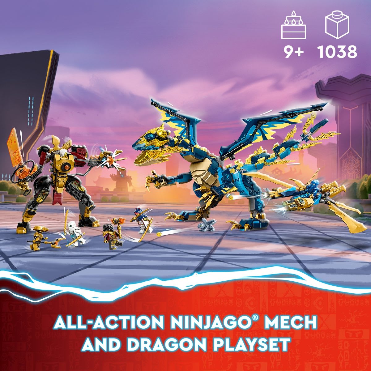 LEGO NINJAGO Elemental Dragon vs. The Empress Mech 71796 - Kmart