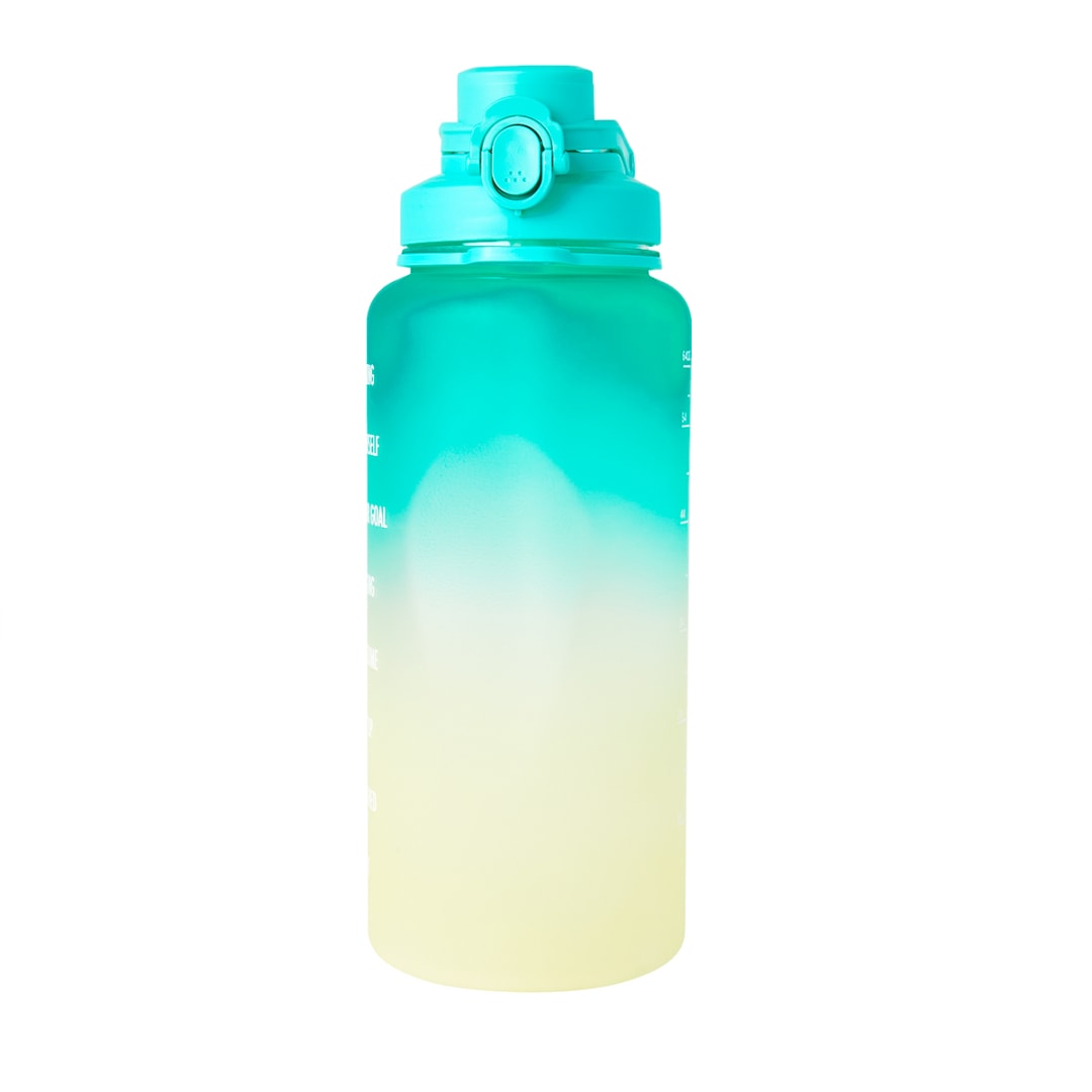 2.1L Teal Ombre Daily Intake Flip Lid Drink Bottle Kmart