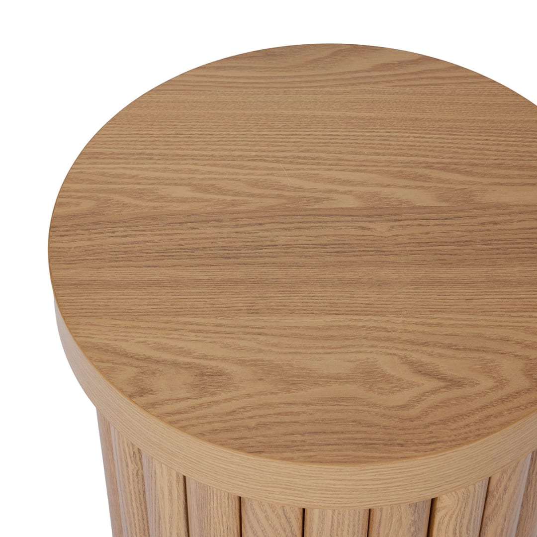 Chunky Ribbed Side Table Kmart