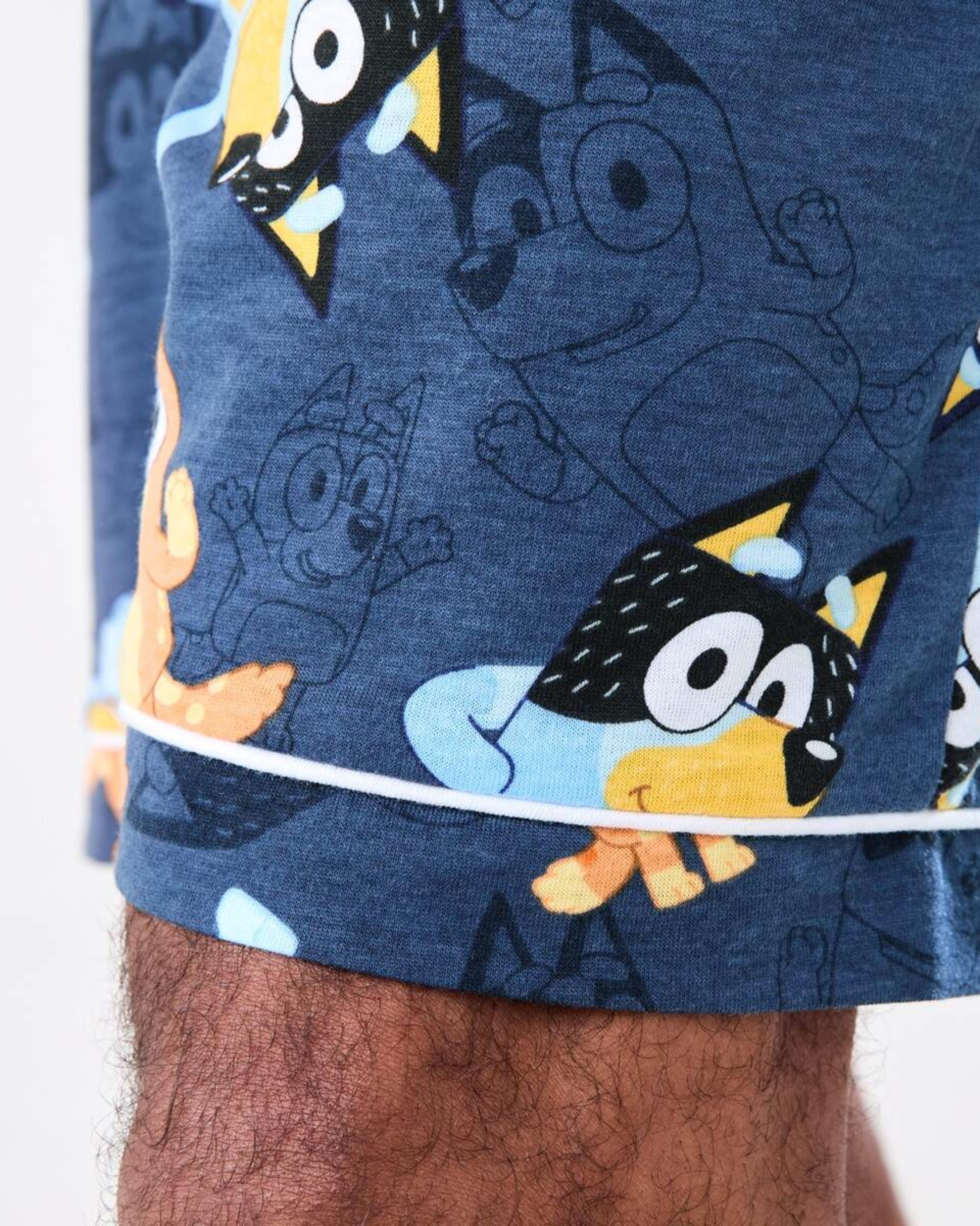 7 Bluey License Short Sleeve Button Through Matching Family Pyjama Set BLUEY, 7 of 9