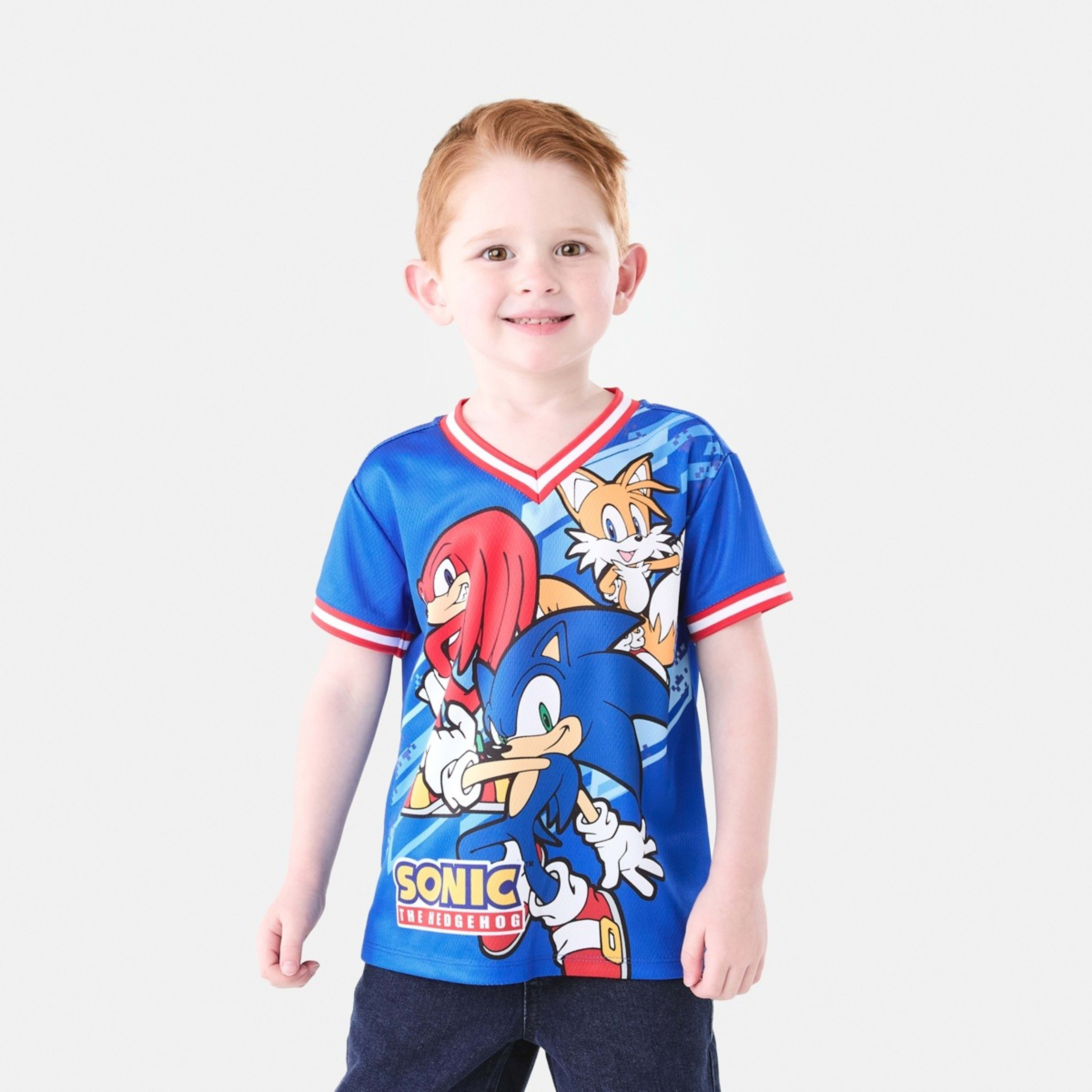 1 Sonic License Mesh T-shirt Sonic, 1 of 8