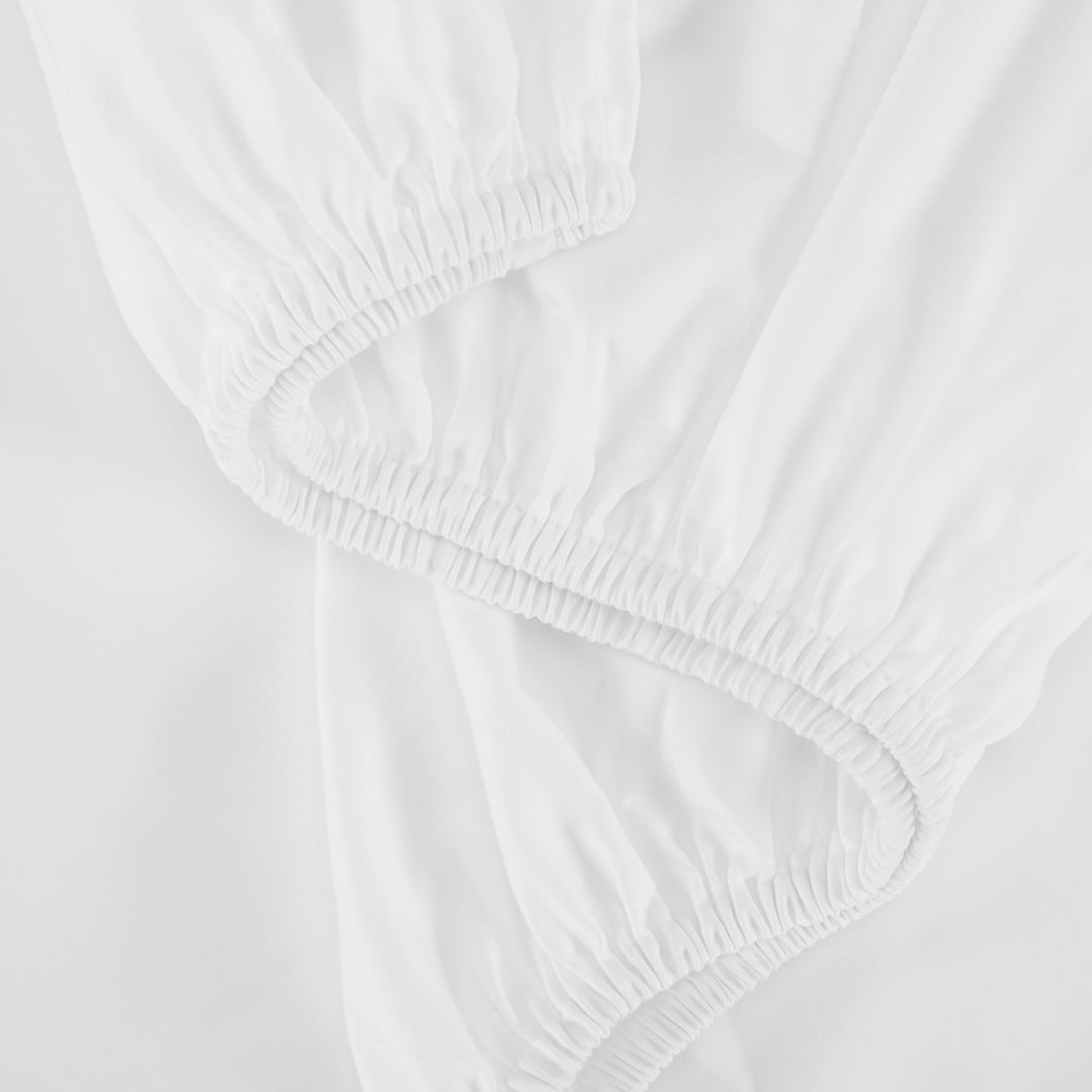 500 Thread Count Australian Grown Cotton Fitted Sheet Queen Bed