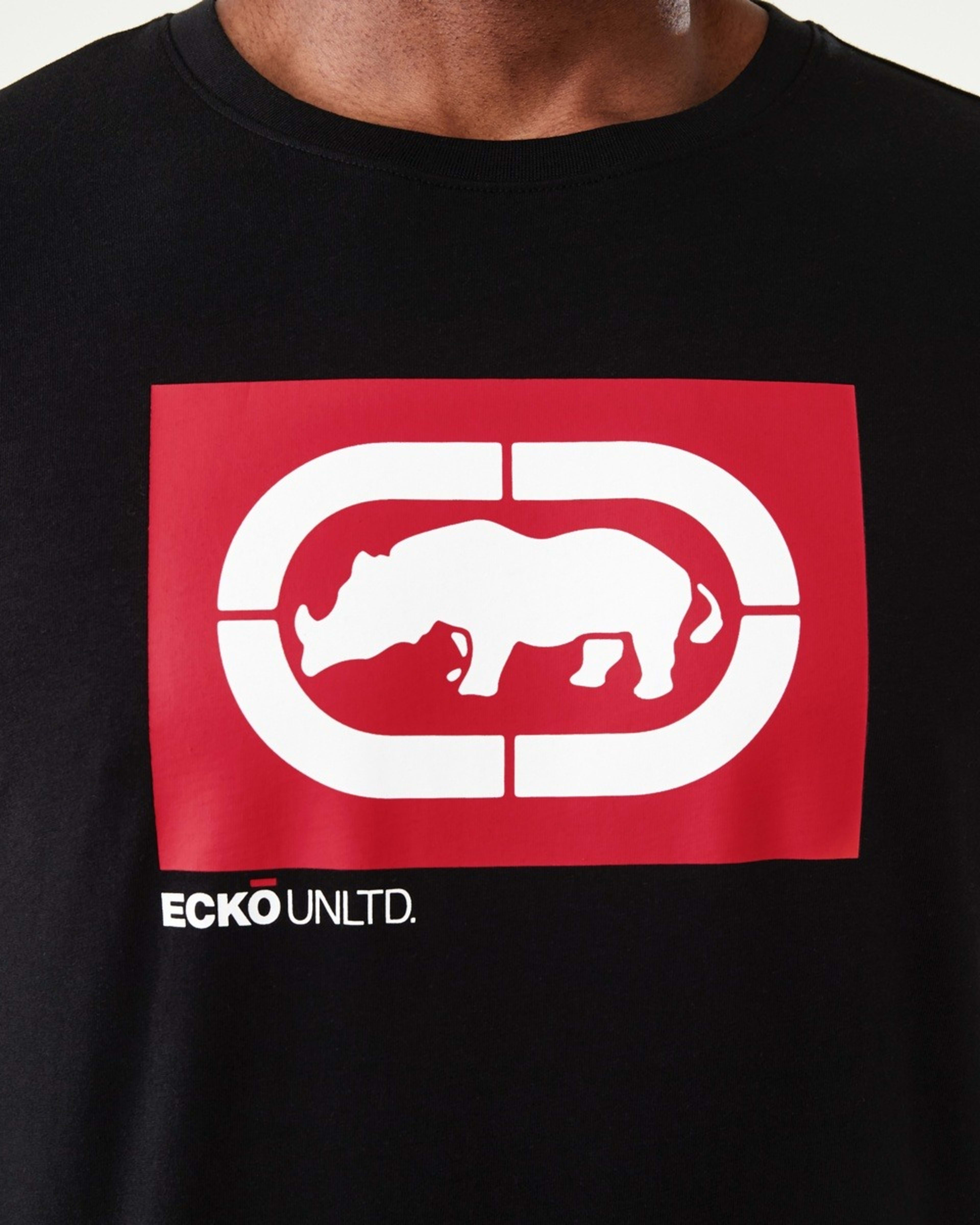 5 Ecko License Longline T-shirt Black, 5 of 6