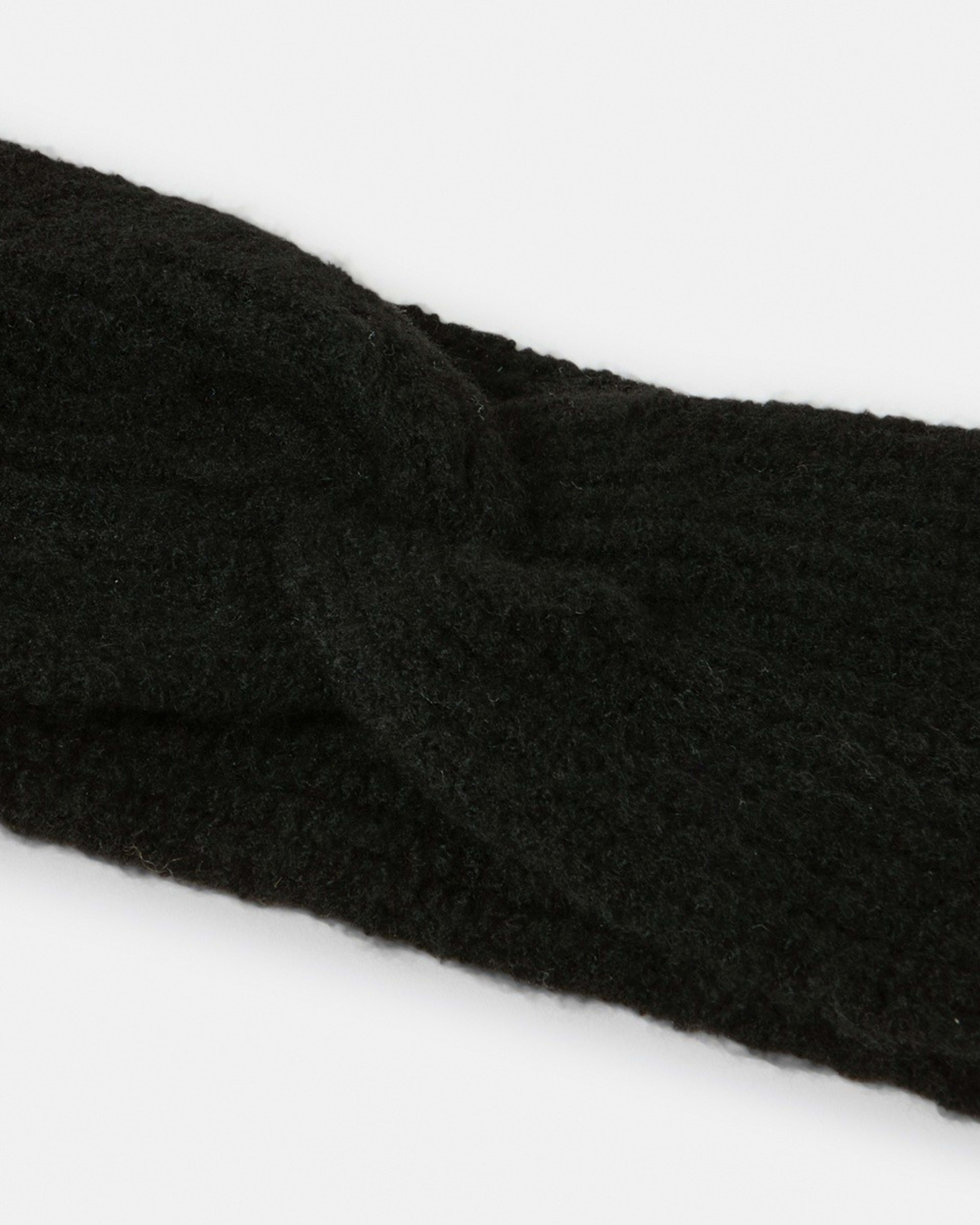 2 Rib Headwrap Black, 2 of 3