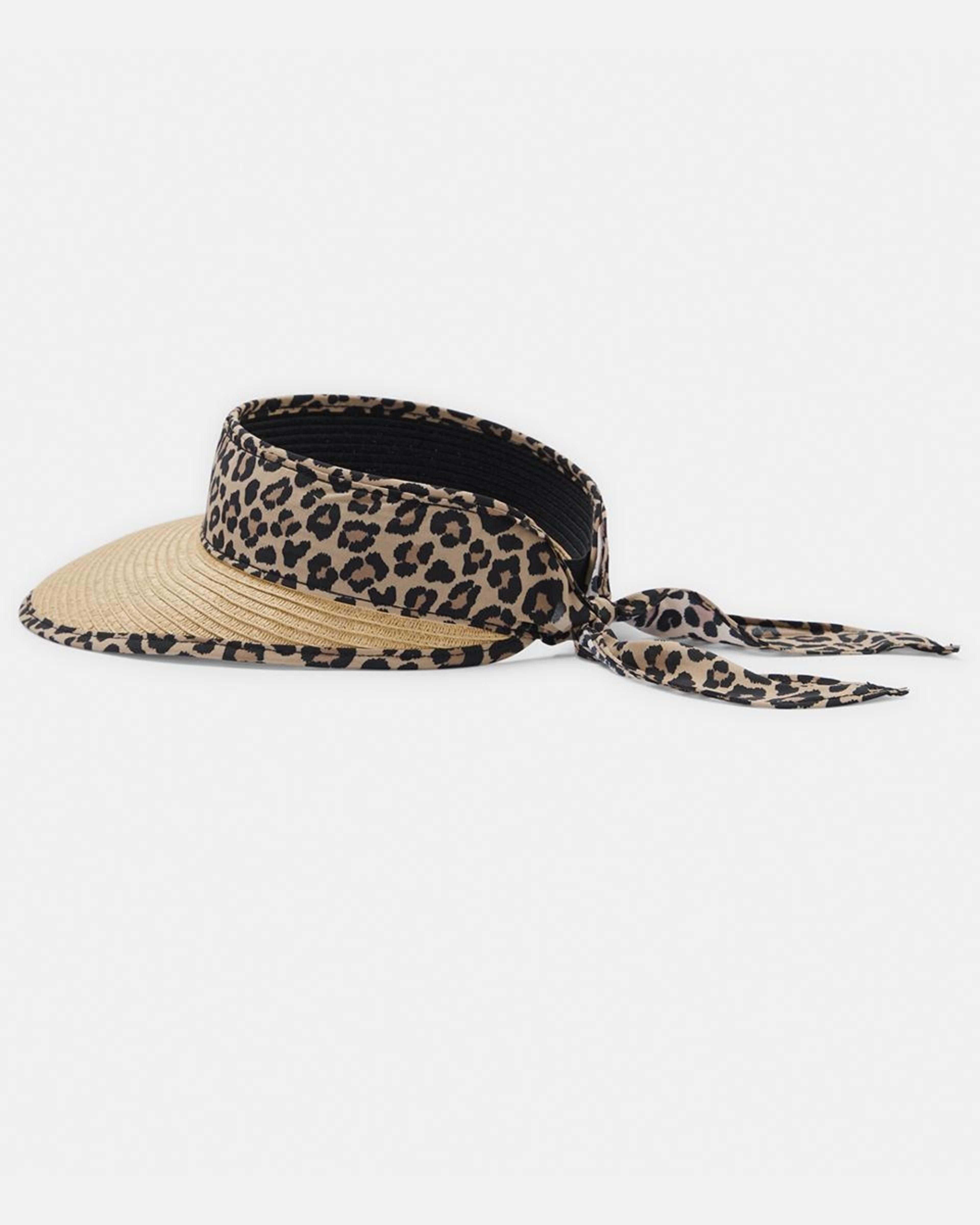 Leopard Trim Visor Kmart