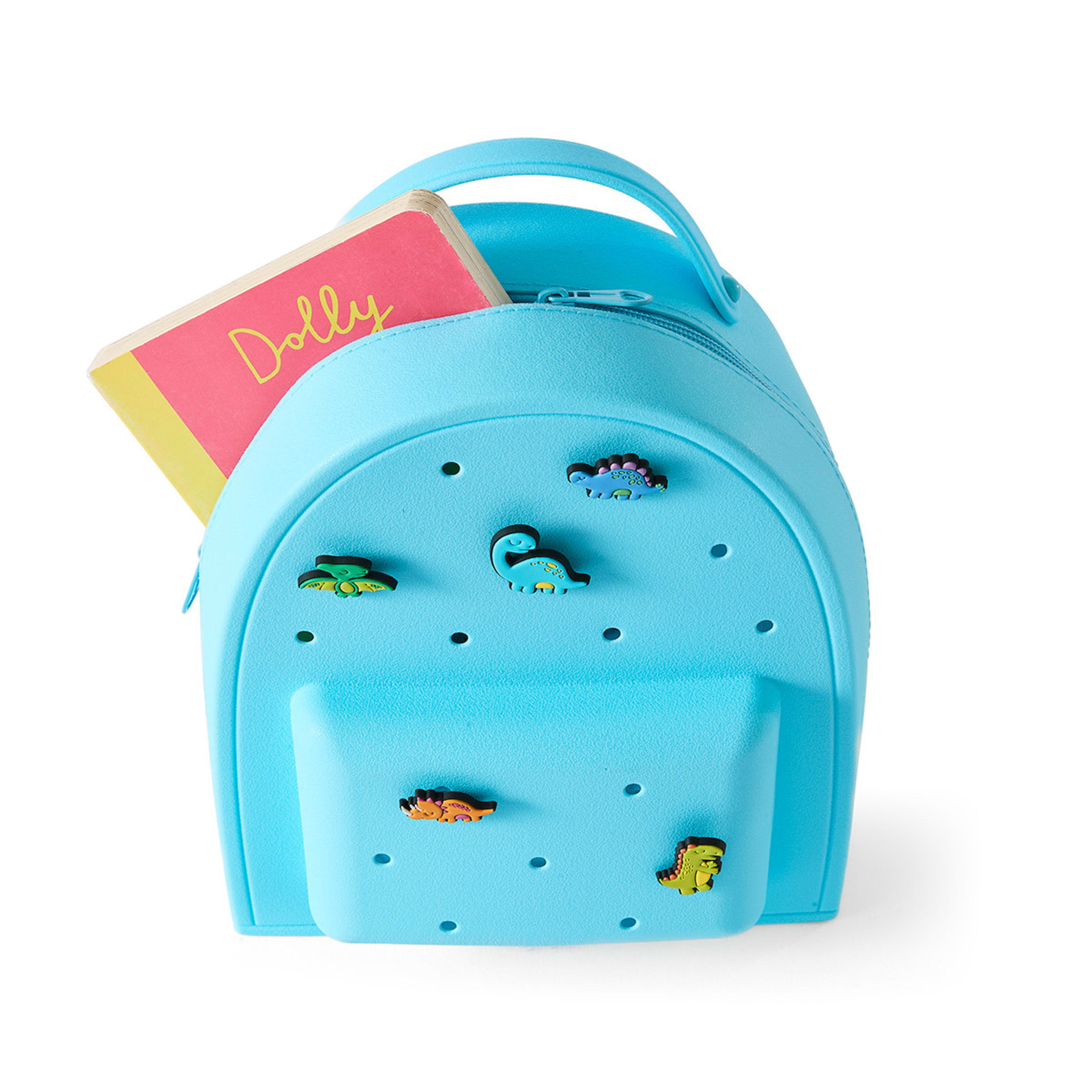 2 Mini Backpack with Charms - Blue, 2 of 9