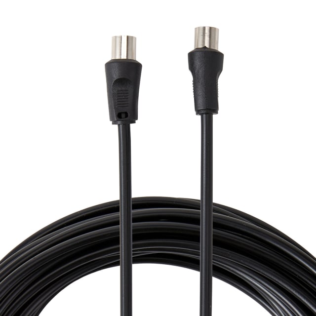 Coaxial Antenna Cable with Adaptor 6m Kmart