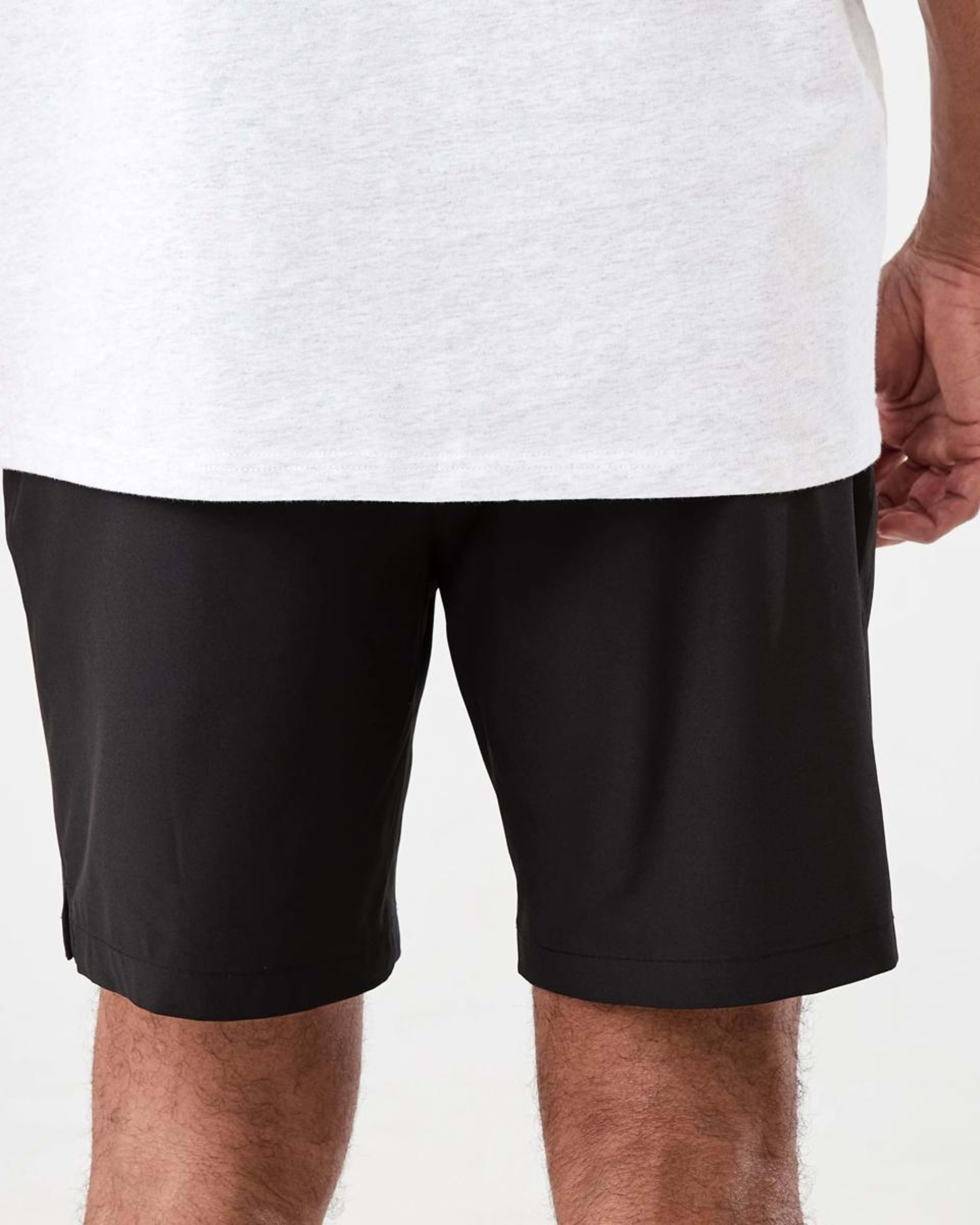 3 Active Mens Gym Shorts BLACK, 3 of 7