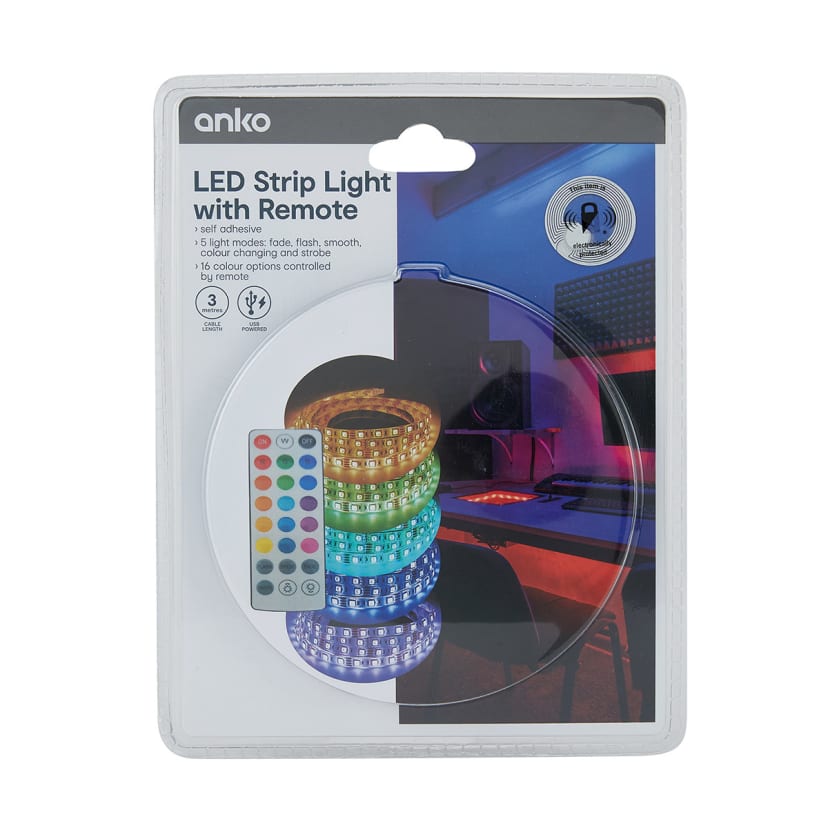 3m LED Strip Light Kmart