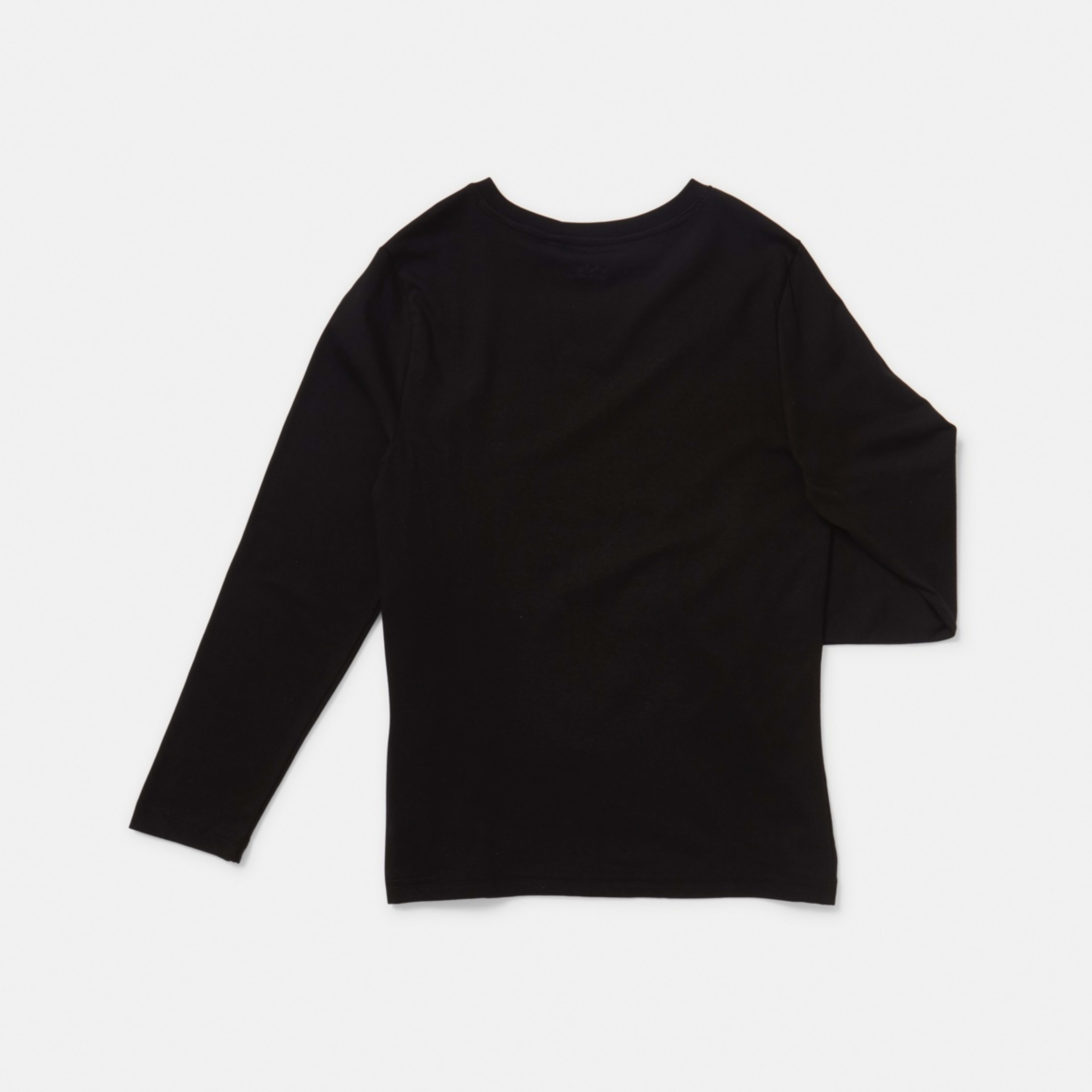 8 Long Sleeve Plain T-shirt Black, 8 of 8