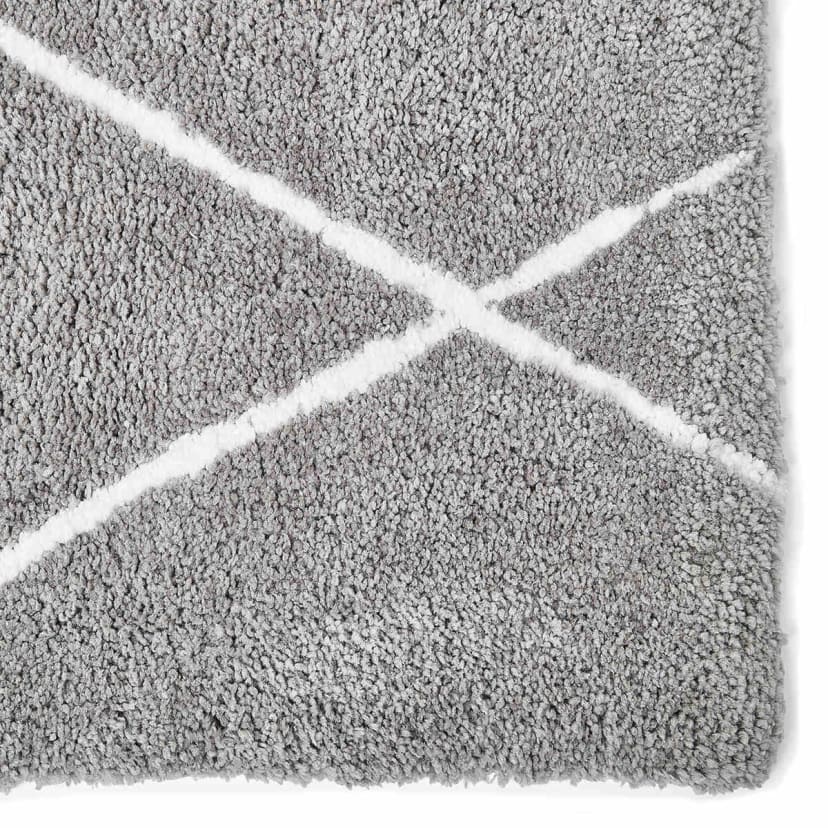 Trellis Rug Grey, Small 140cm x 70cm Kmart