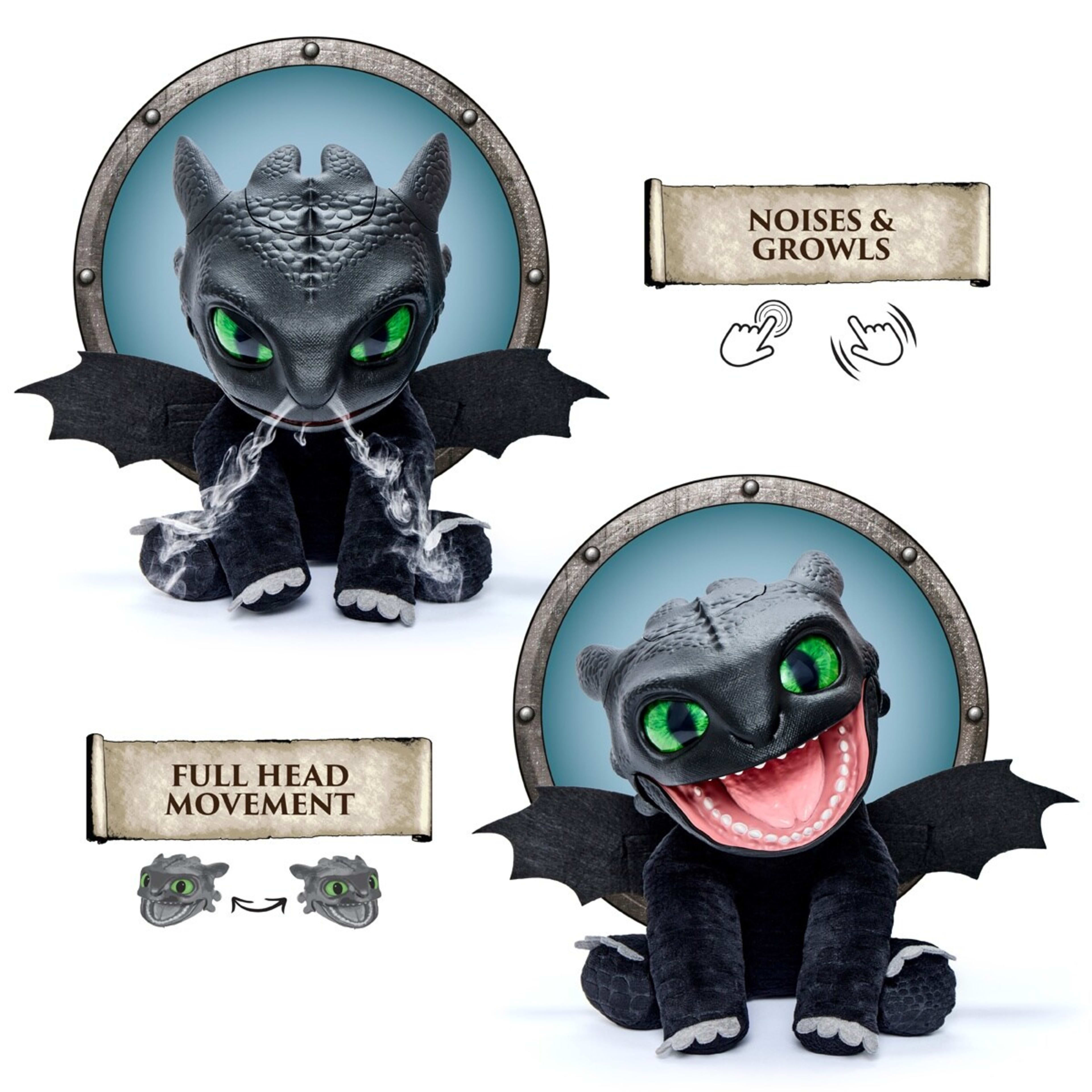 7 DreamWorks How To Train Your Dragon: RealFX Toothless Action Figure, 7 of 8
