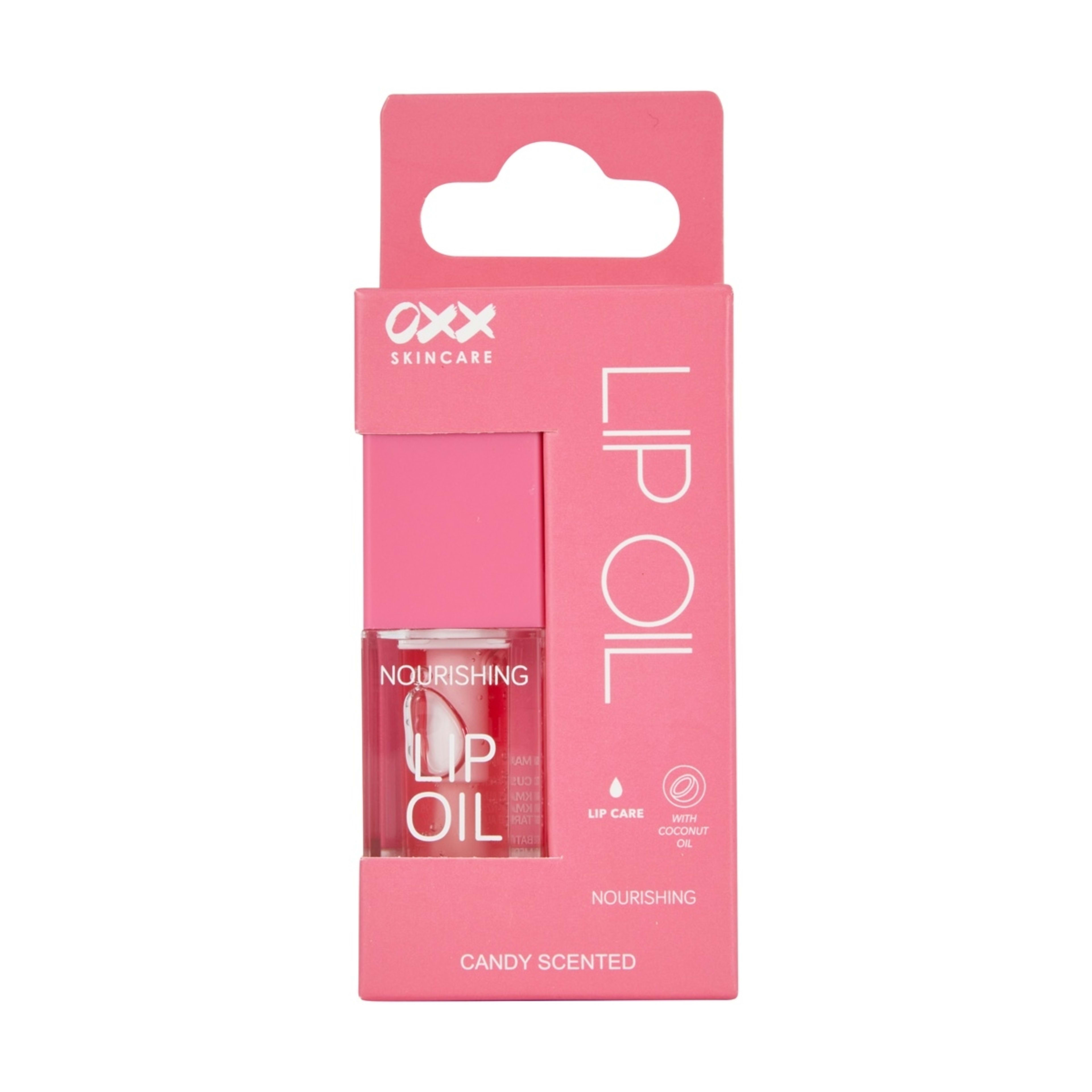 1 OXX Skincare Nourishing Lip Oil - Coconut Oil and Candy Scented