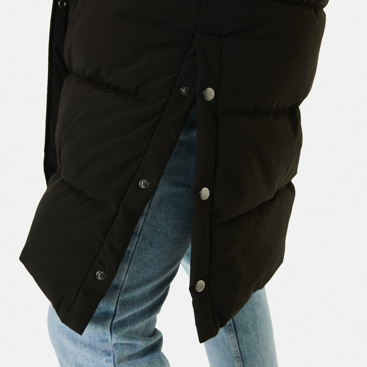 Hybrid Longline Puffer Jacket Kmart