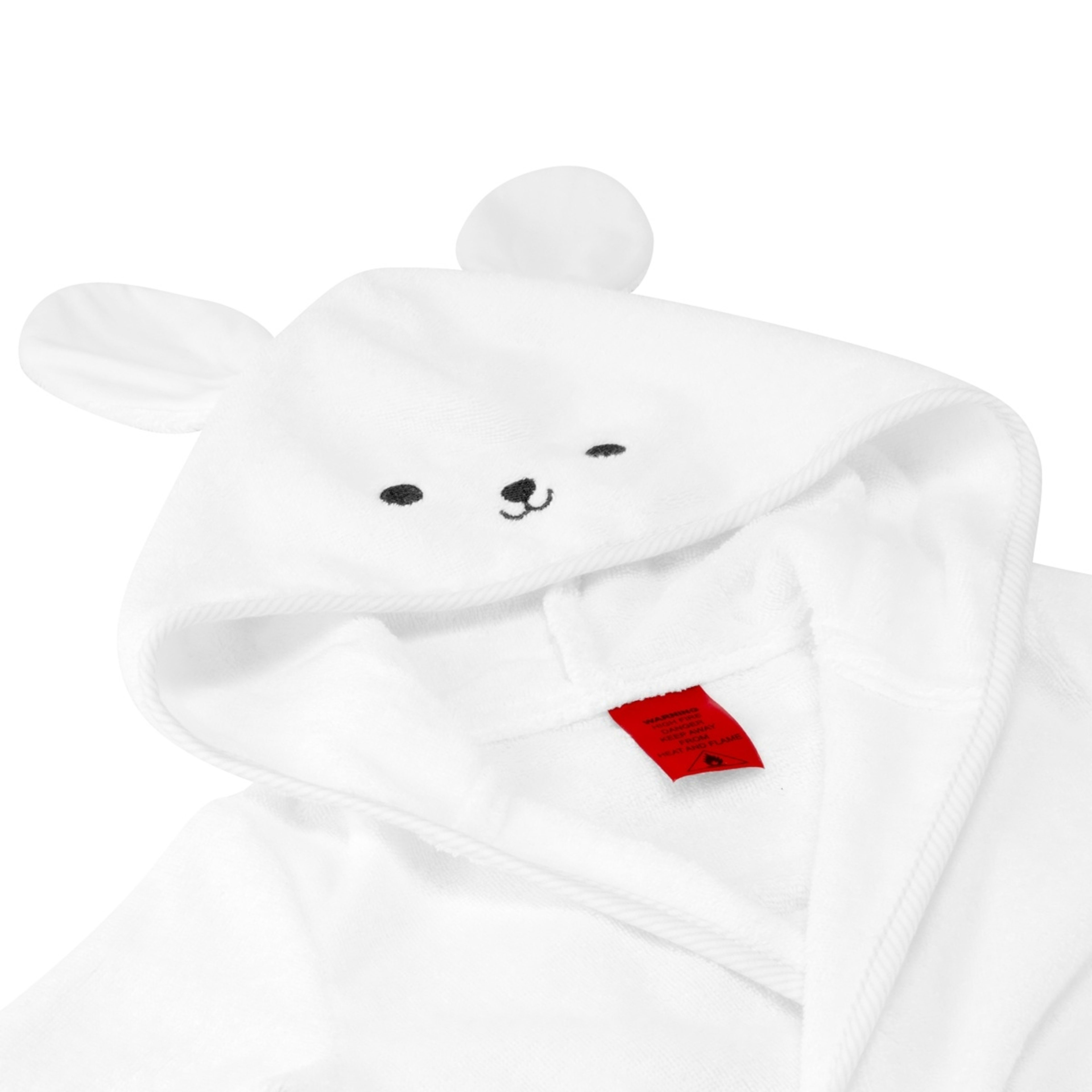 2 Cotton Hooded Bath Robe - Bunny, 2 of 5