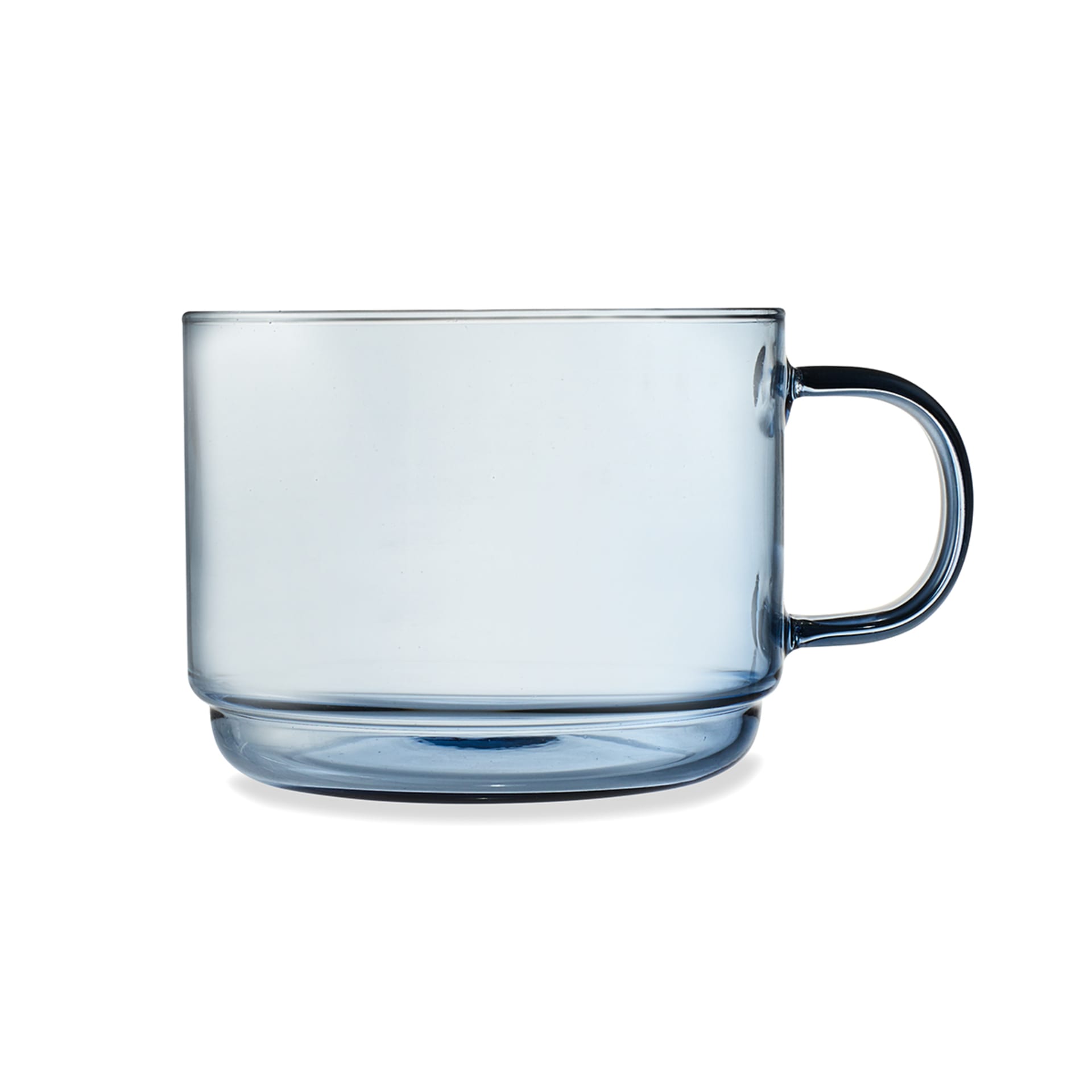 2 Blue Glass Mugs Kmart