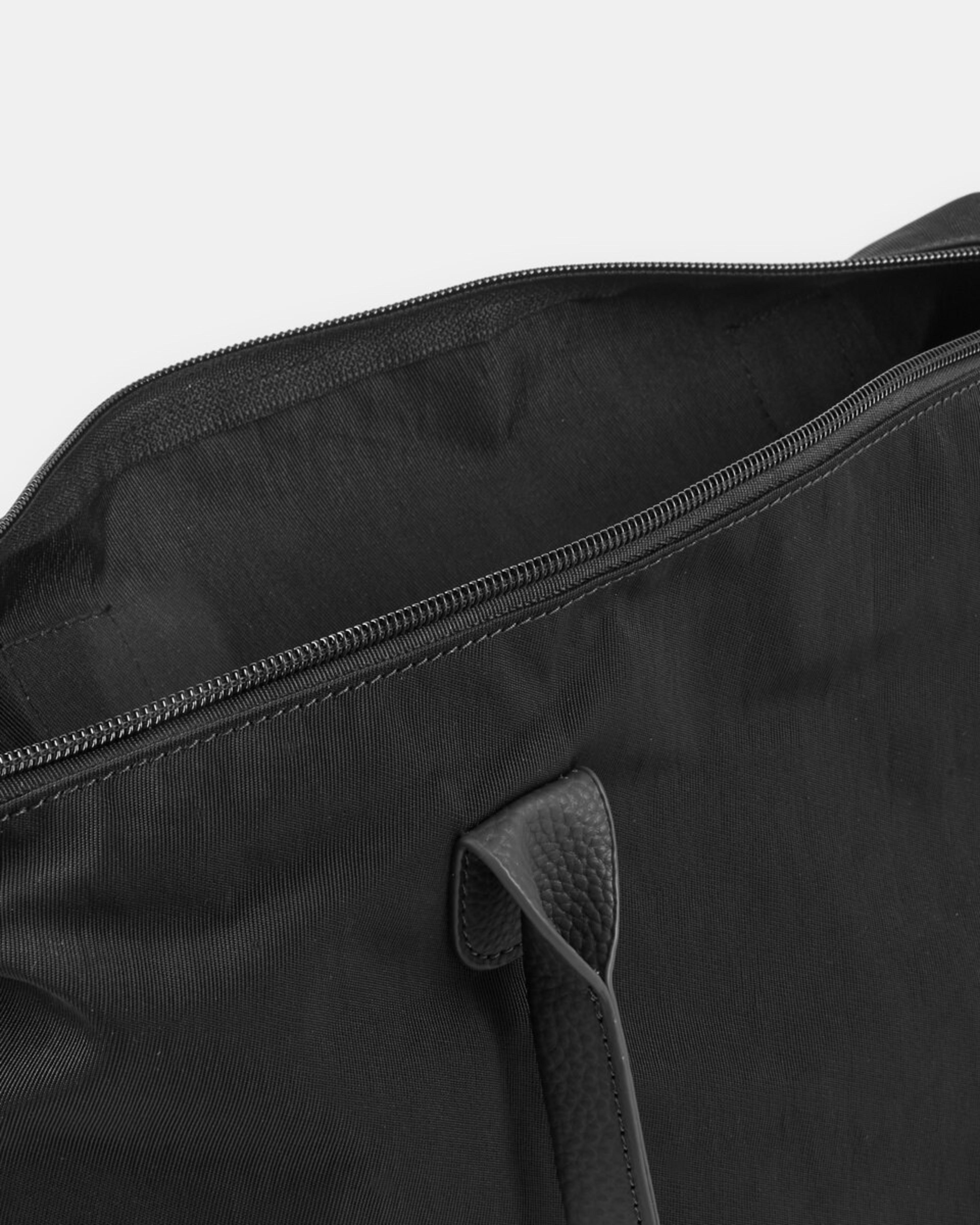 4 Woven Nylon Tote Bag Black, 4 of 5