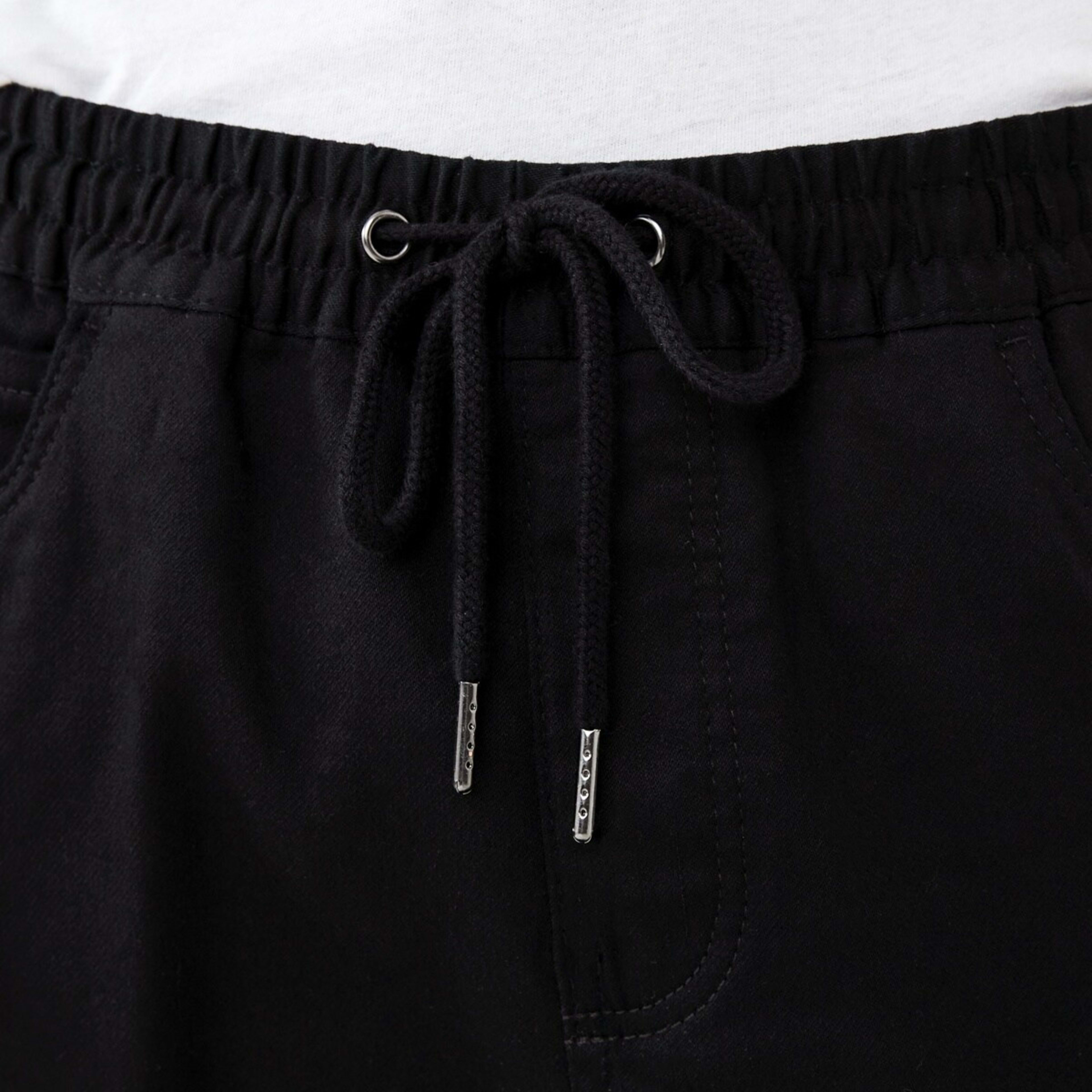 4 Knit Jogger Pants Black, 4 of 7