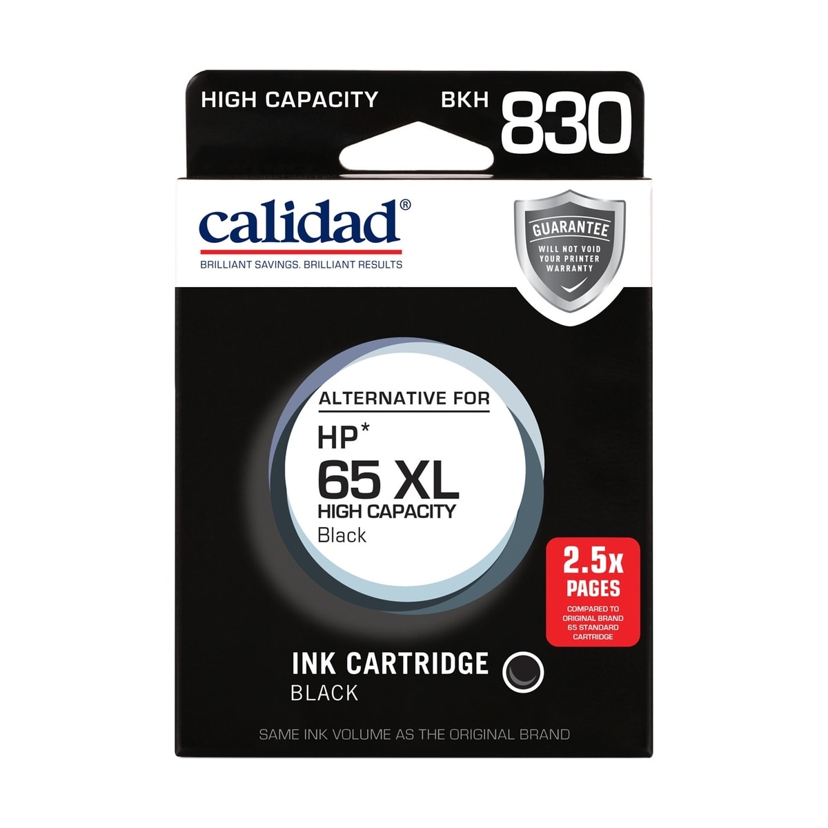 Calidad HP 65 XL Ink Cartridge - Black 