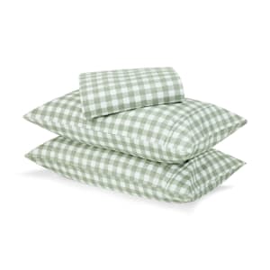 Ruby Cotton Flannelette Sheet Set - Double Bed