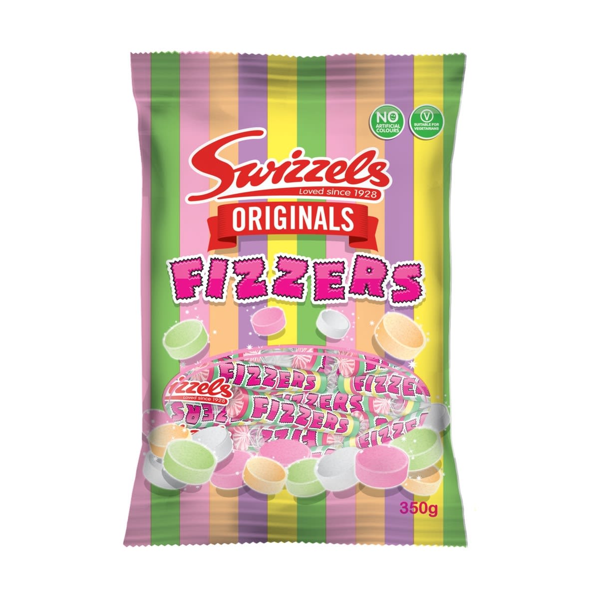 Swizzels Originals Fizzers 350g - Kmart