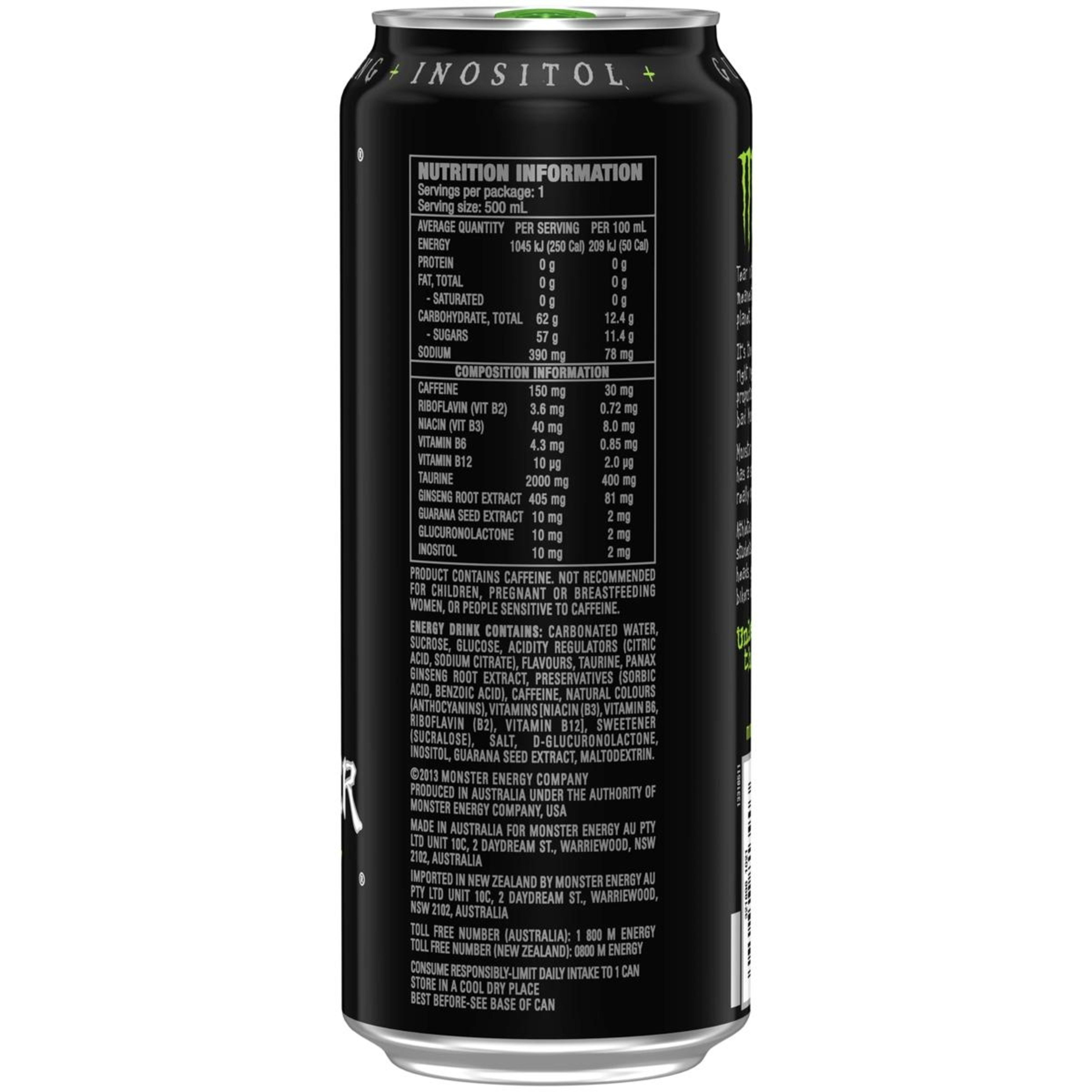 3 Monster Energy Drink Original 500ml, 3 of 4