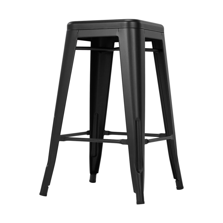Metal Bar Stool Black Kmart