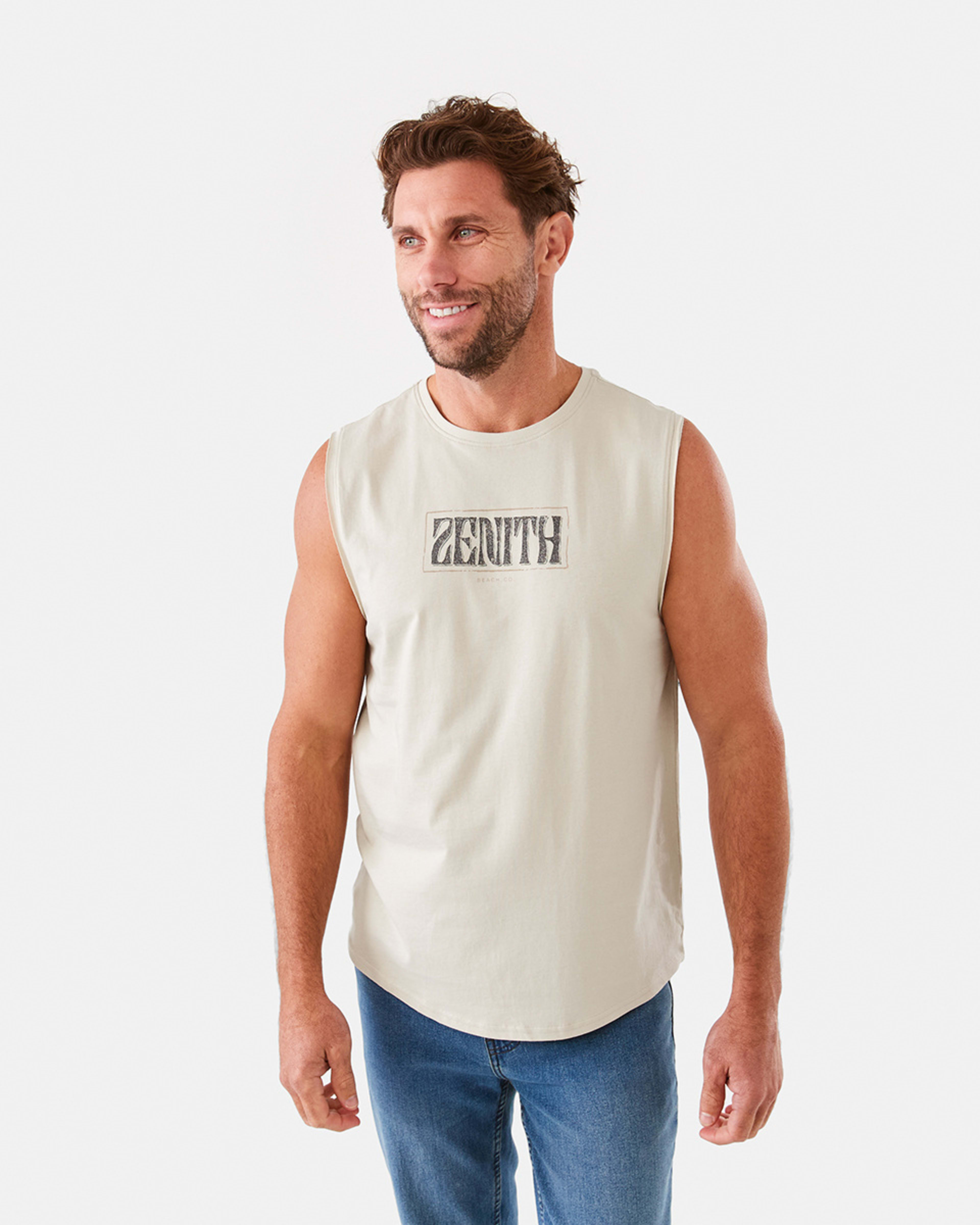 1 Graphic Curved Hem Muscle Bge Pelcan, 1 of 7