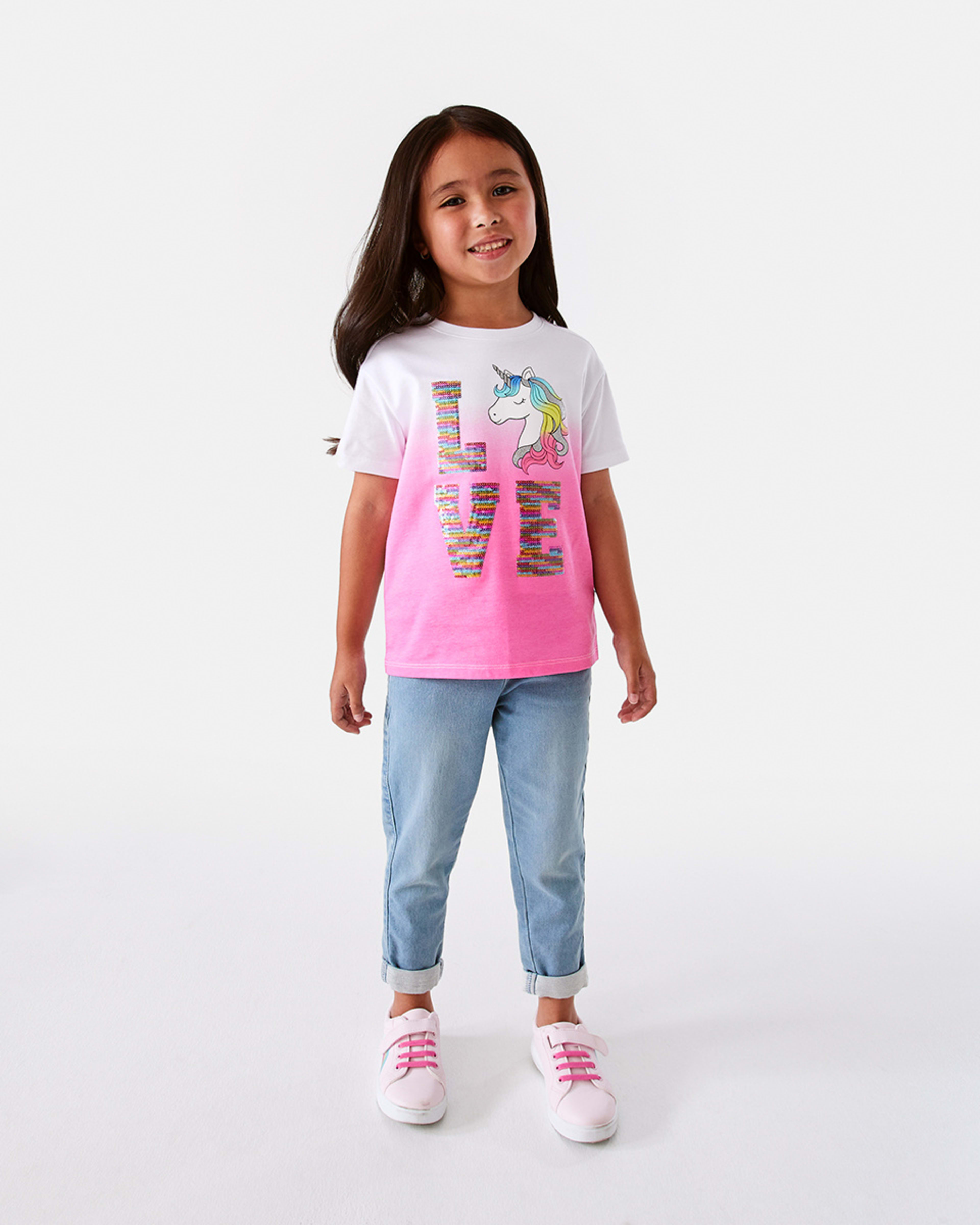 5 Short Sleeve Sequin T-shirt Multi Ucrn, 5 of 8